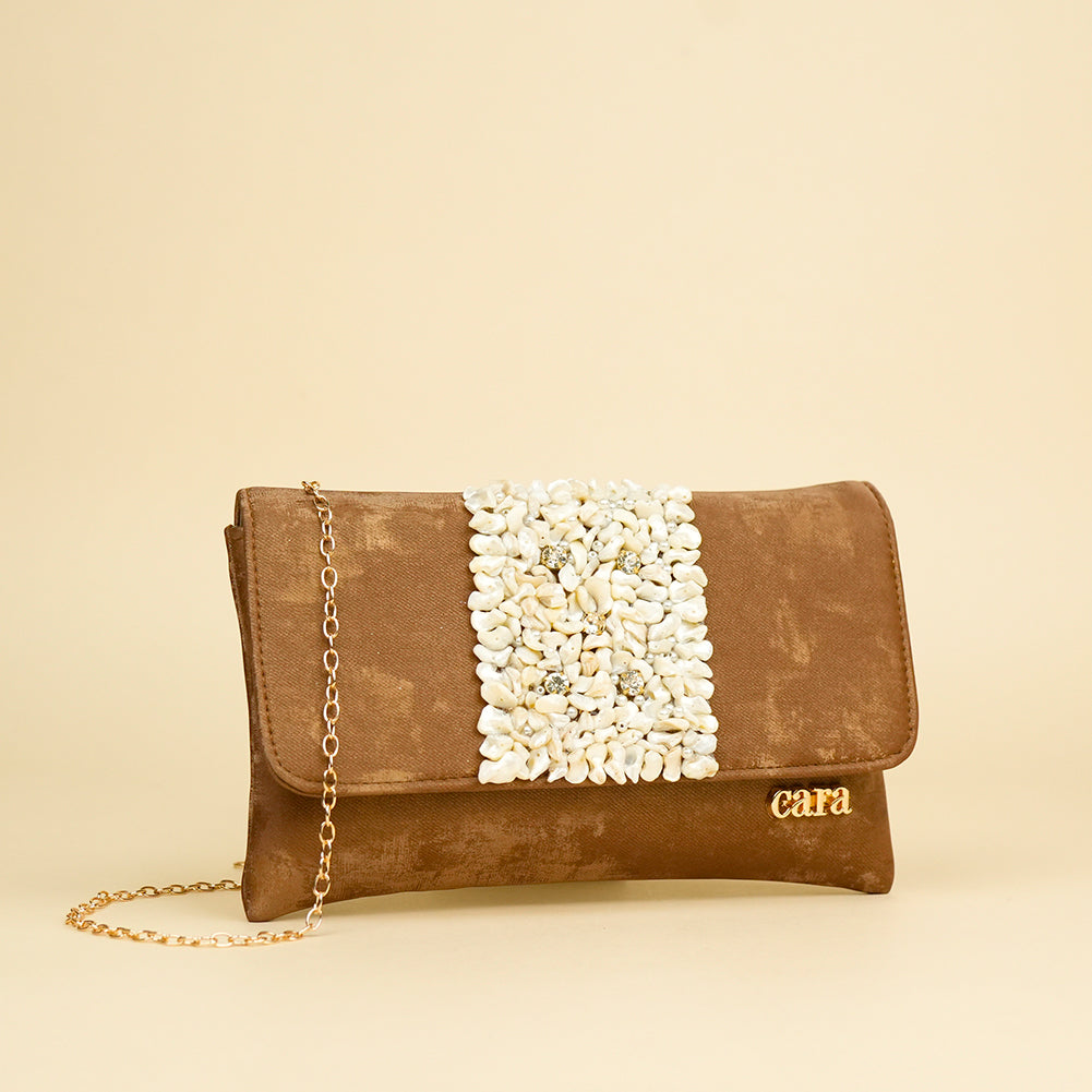 Pearl Bloom Clutch