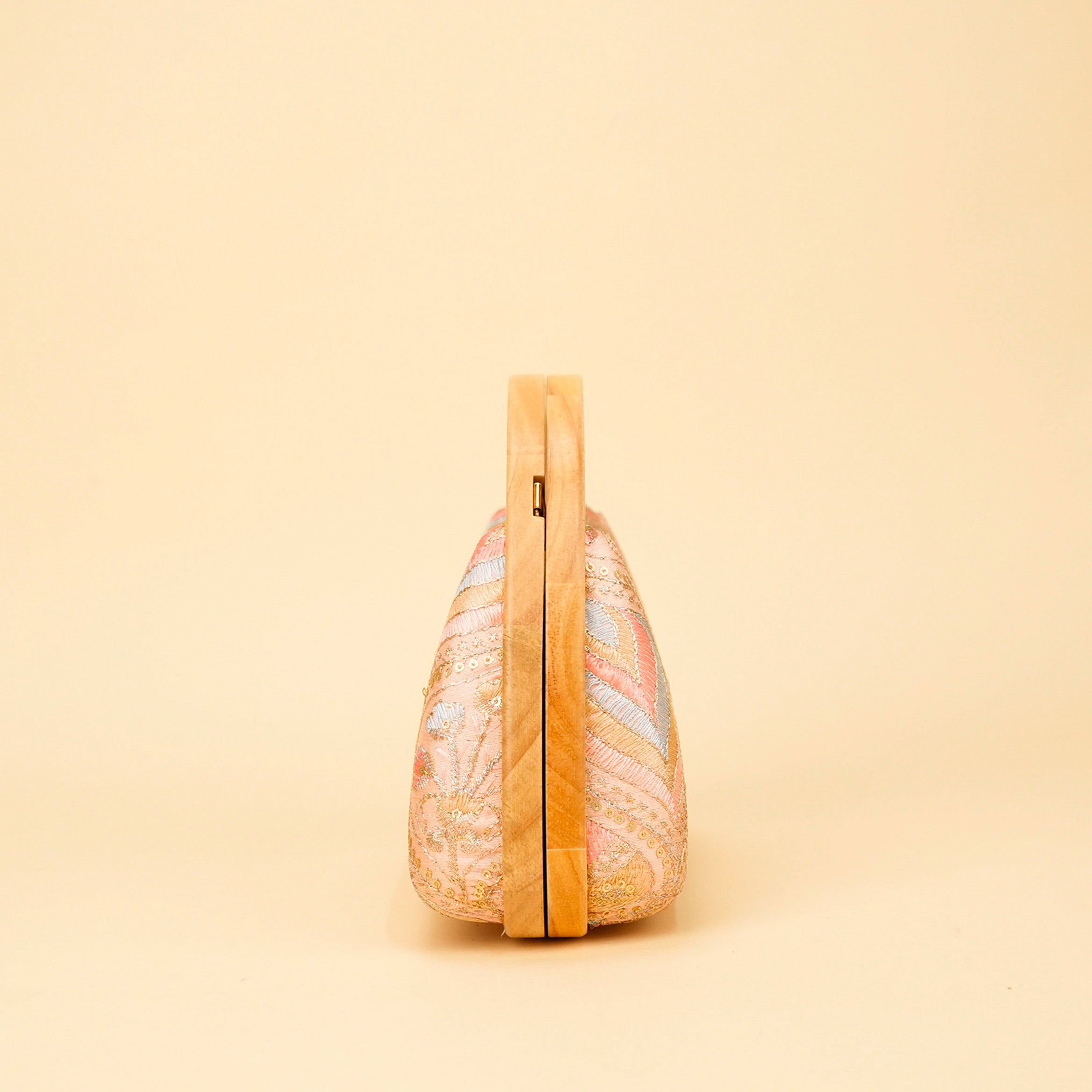 Aurelia Wood-Frame Clutch