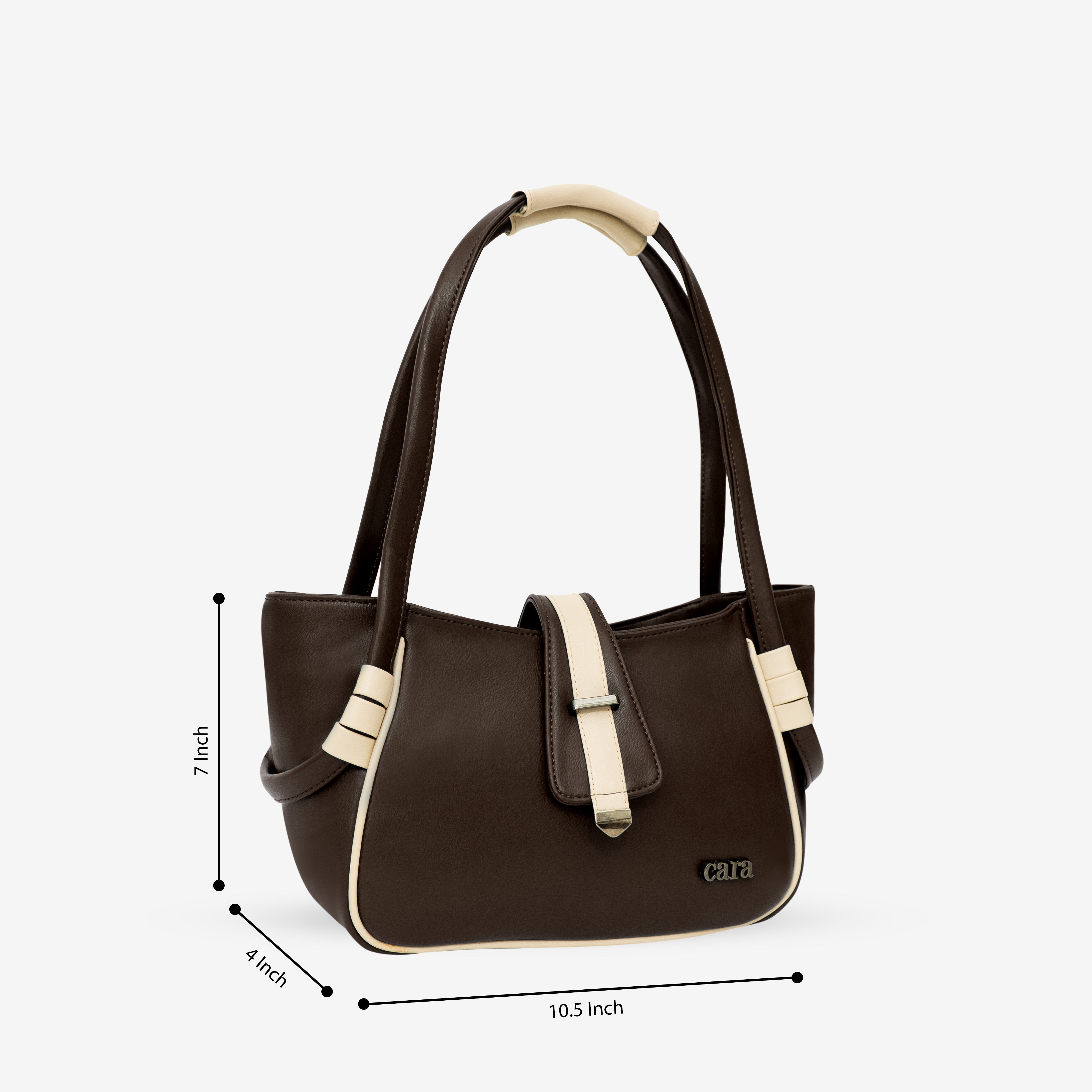 Dark Brown Boldly Dynamic HANDBAG I CARA