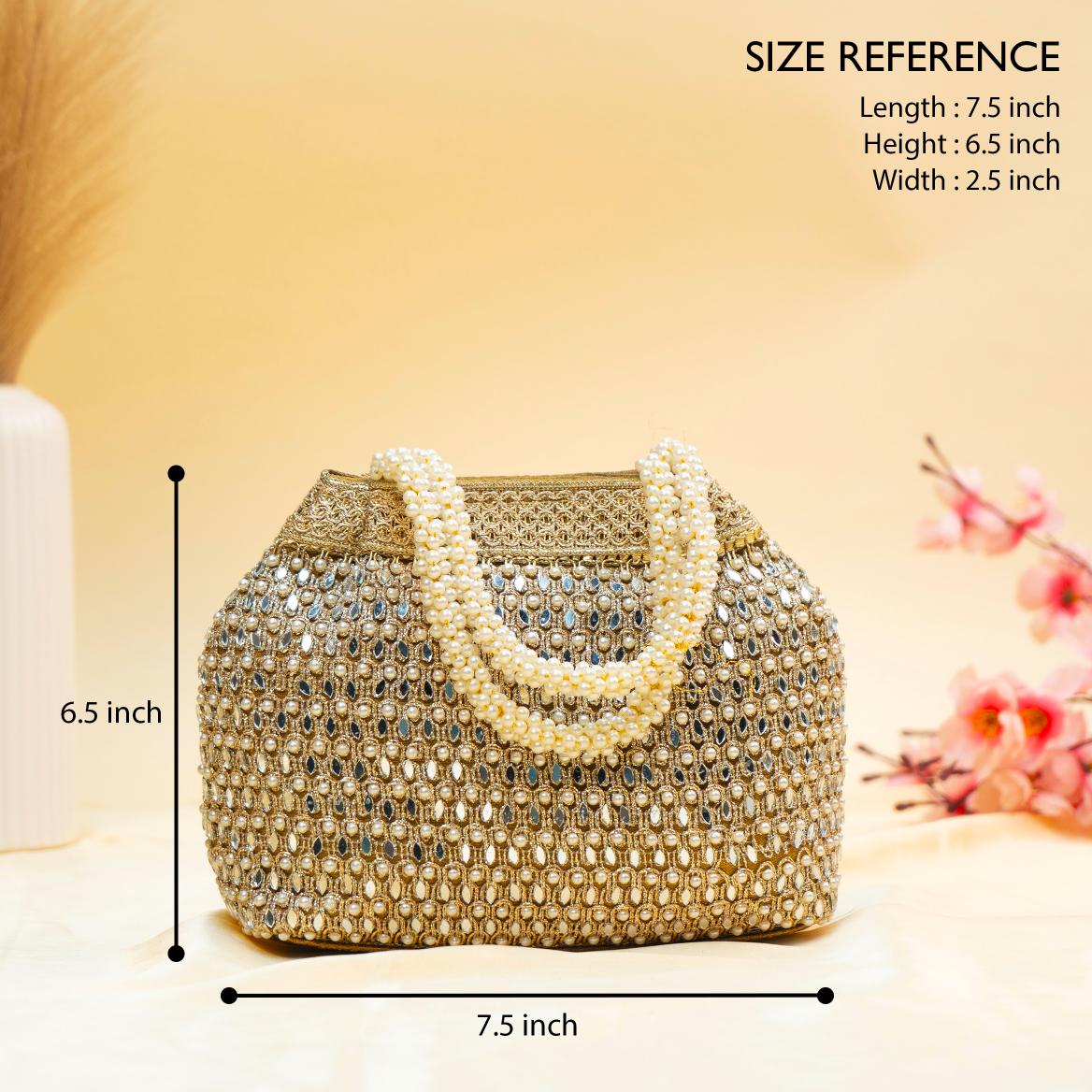 Dazzle Crystal Bead Potli