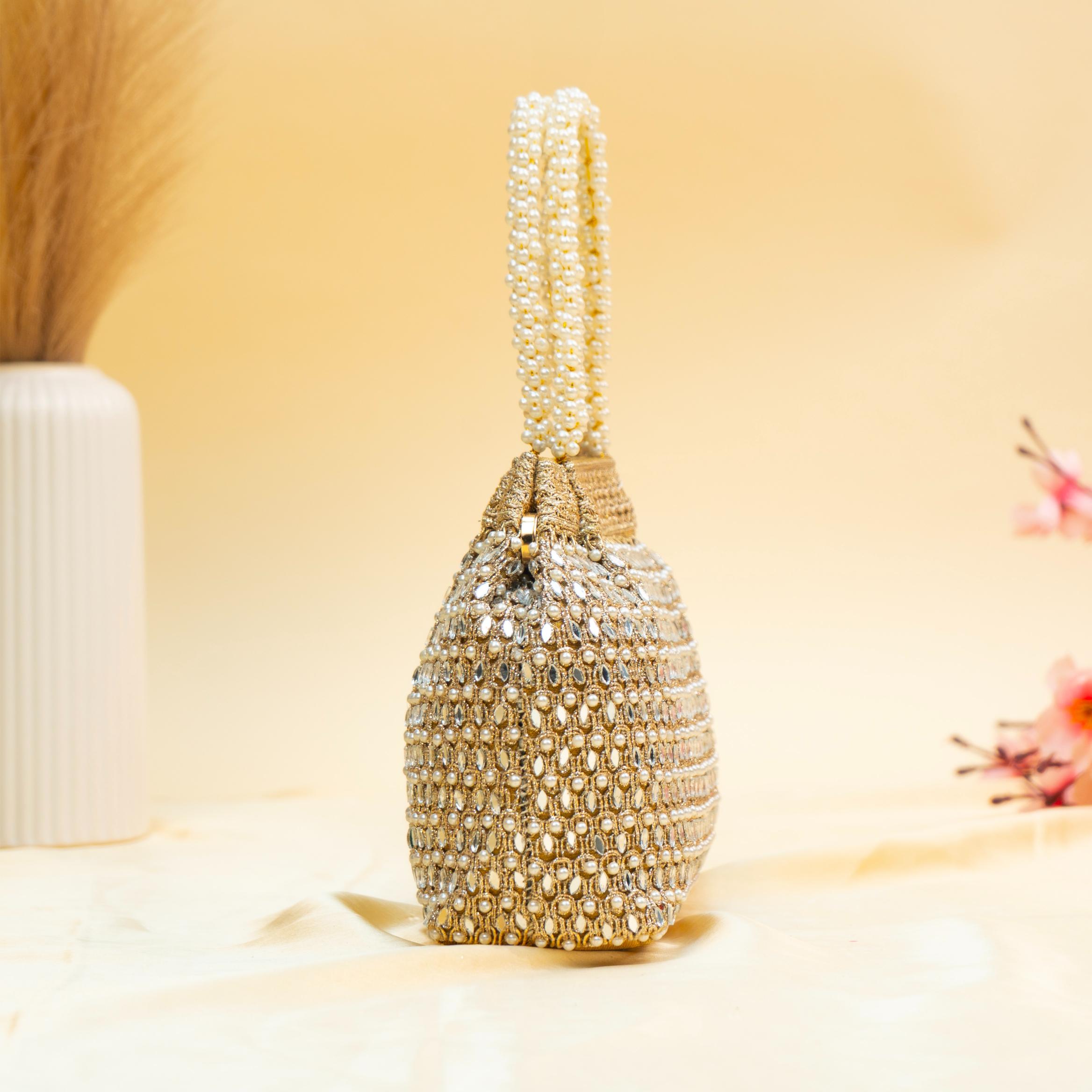 Dazzle Crystal Bead Potli