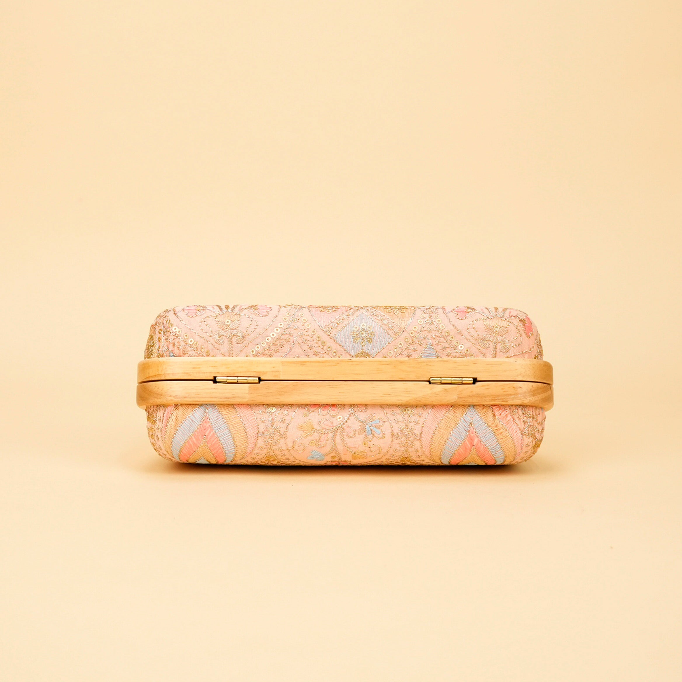 Aurelia Wood-Frame Clutch