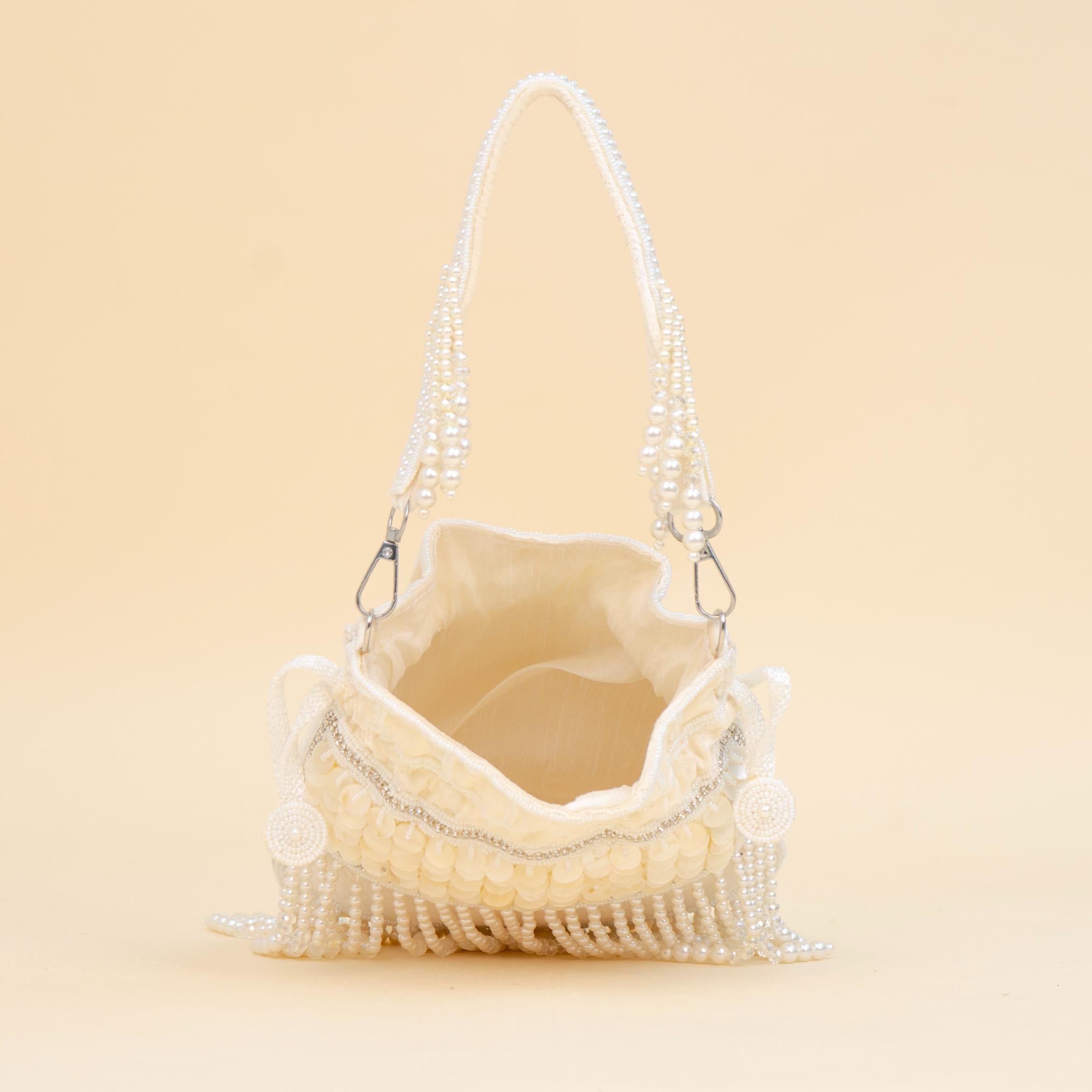 Royal Tassel Sequin Potli