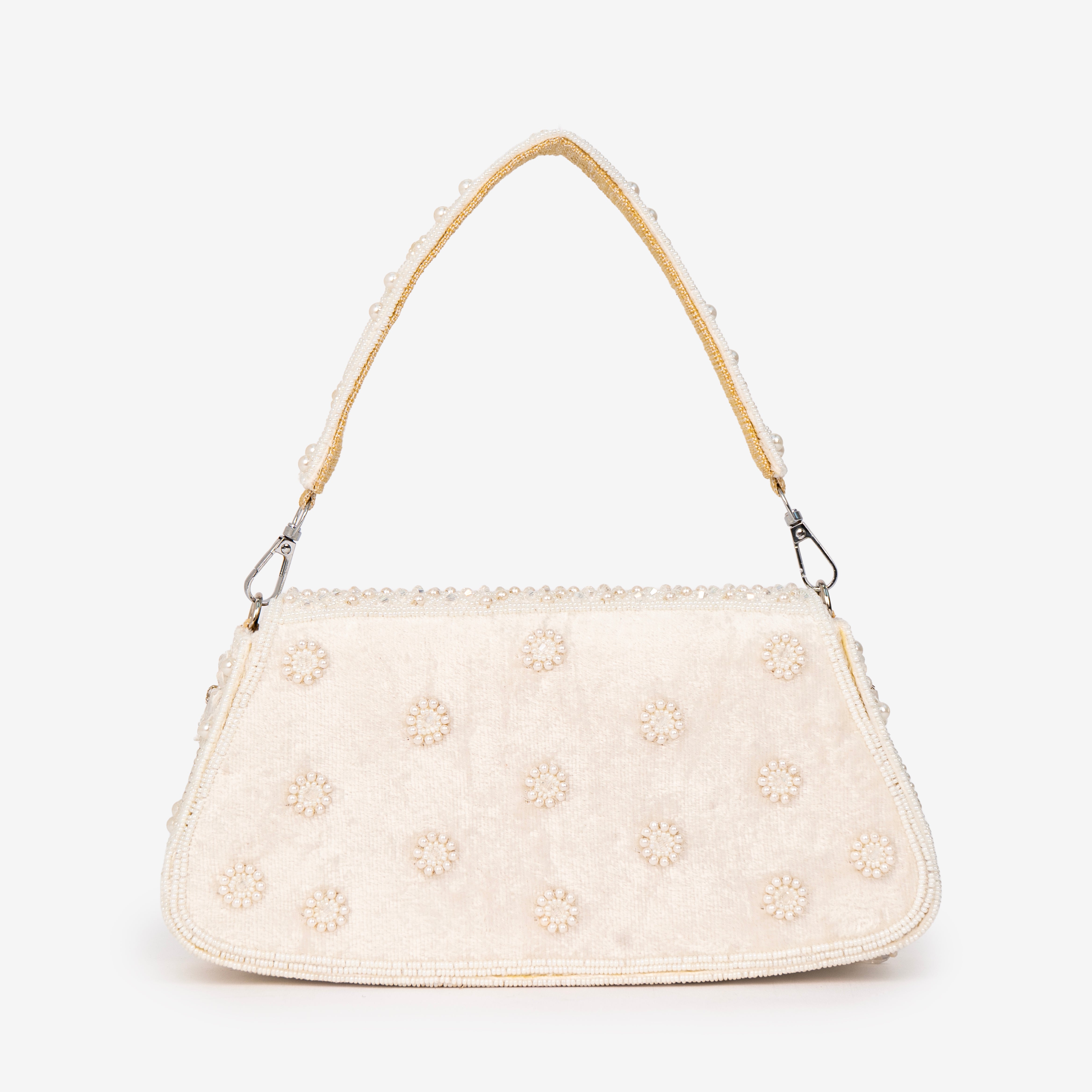 Intricate Beaded Party Shoulder Bag