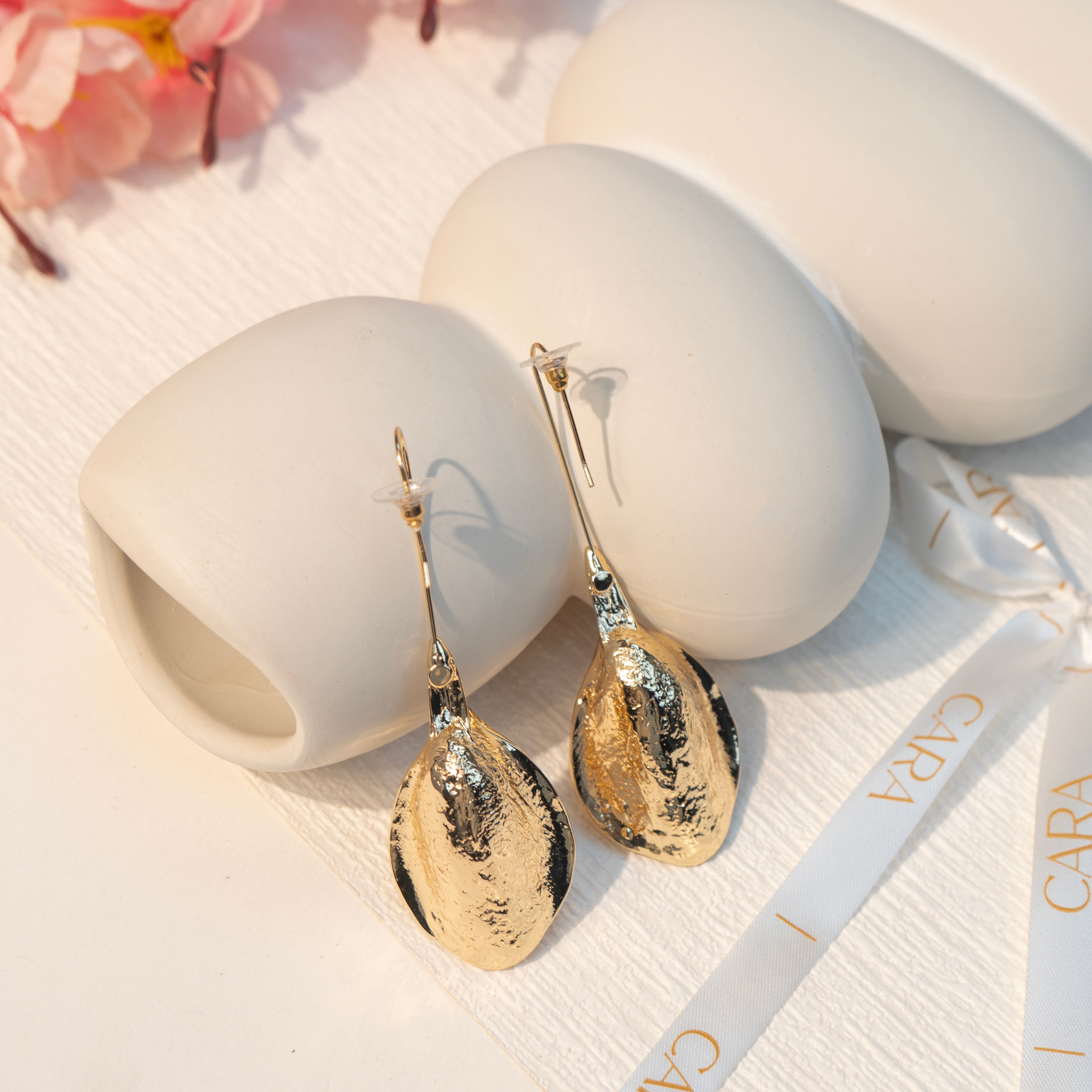 Leaflet Charm Earrings