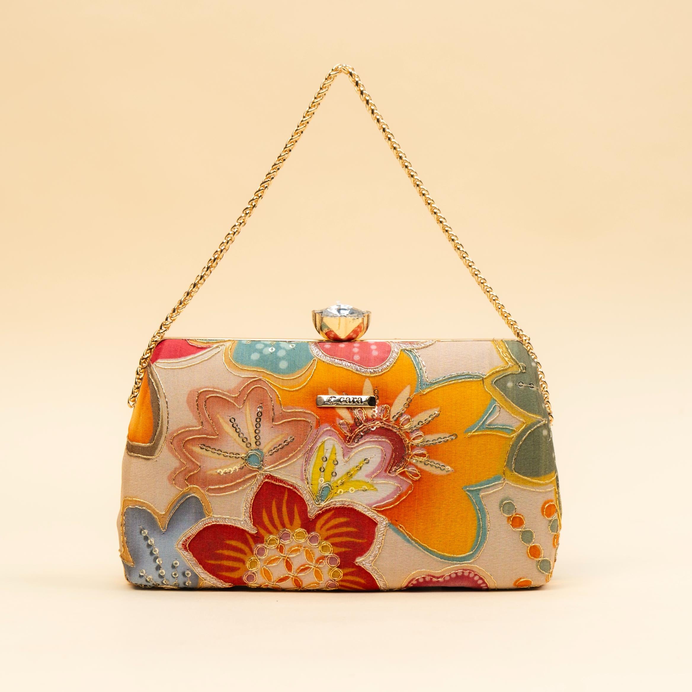 Sequin Thread Clutch