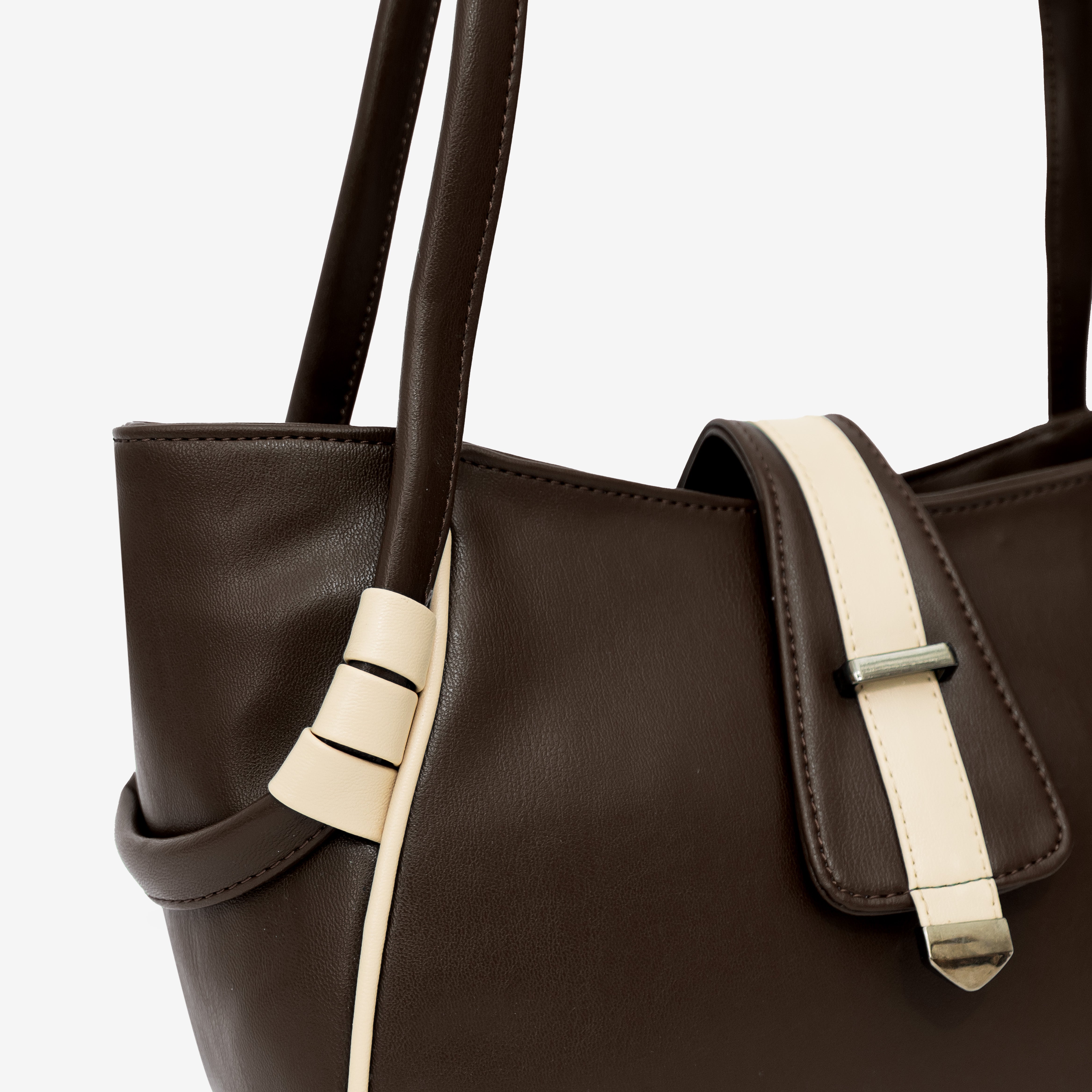 Dark Brown Boldly Dynamic HANDBAG I CARA