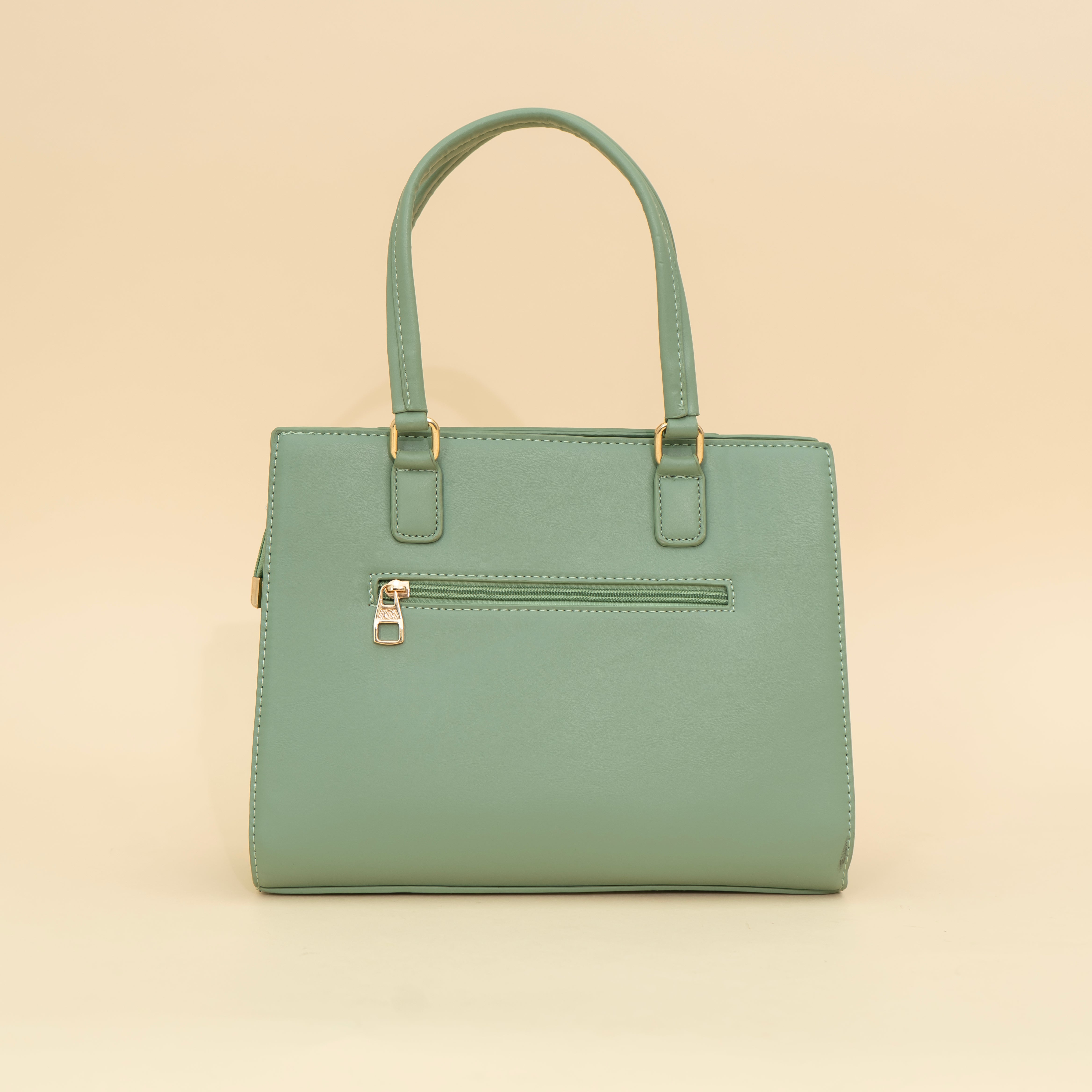 Blossom Green Handbag i cara