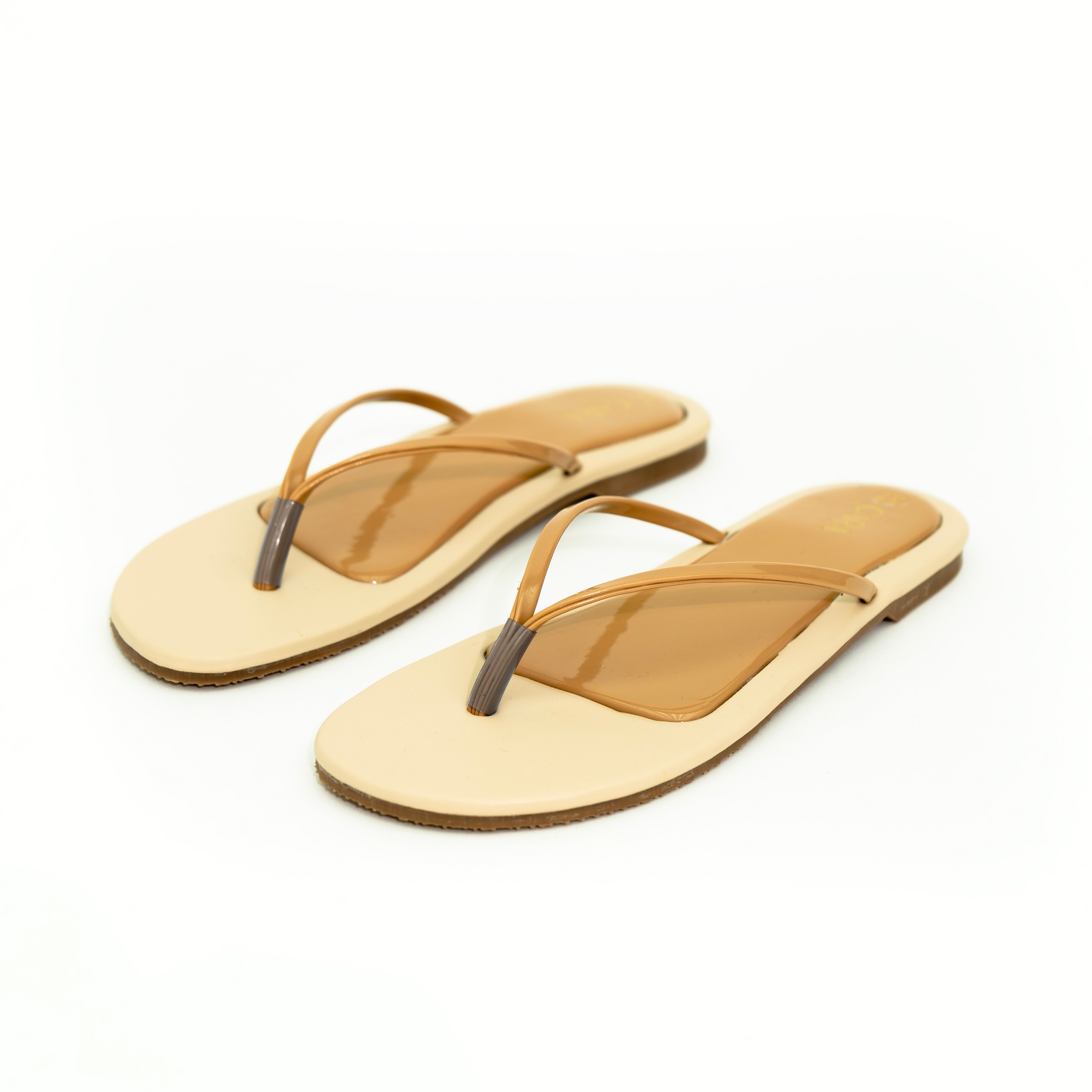 Beige Sleek & Comfy Flats  I Cara