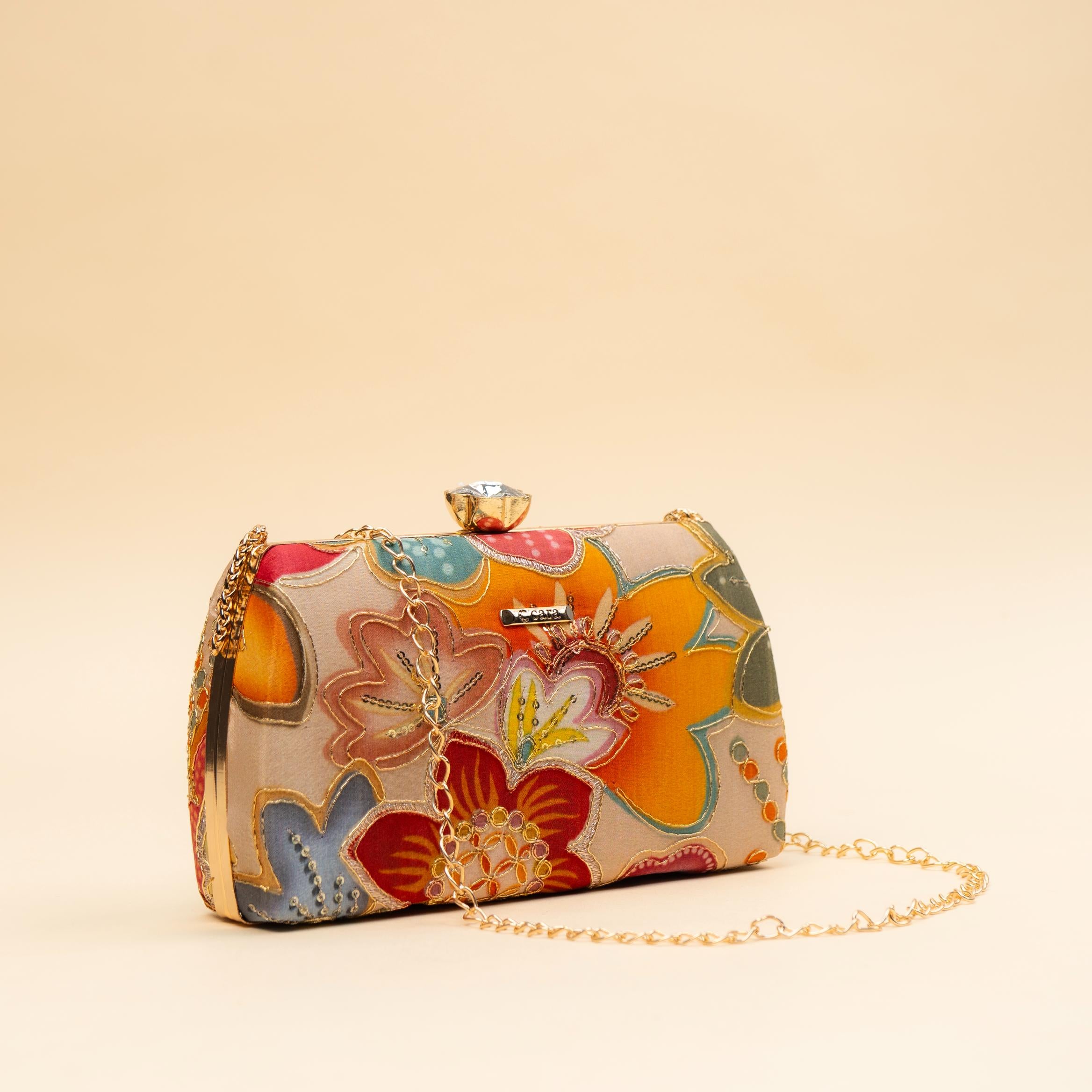 Sequin Thread Clutch