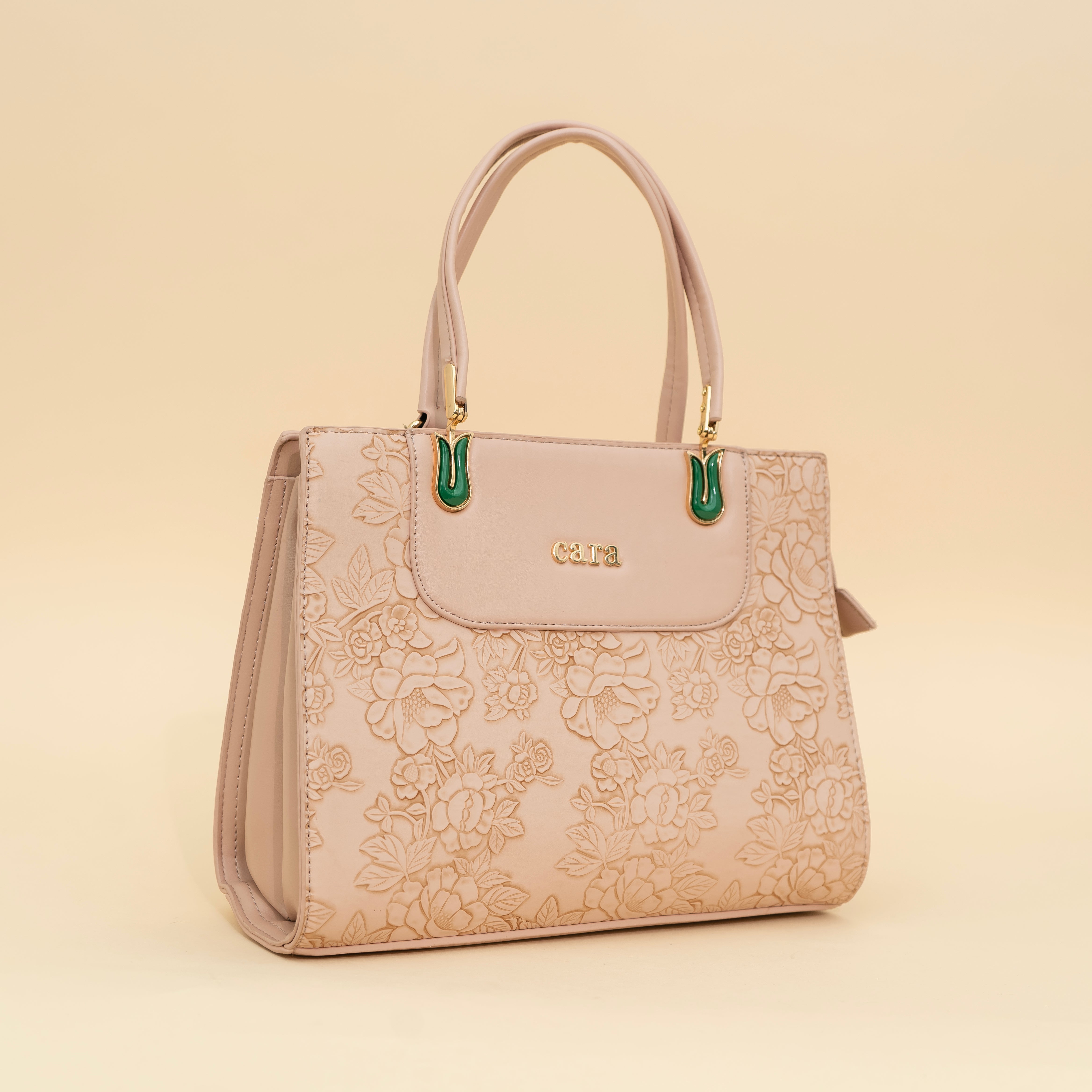 Blossom Peach Handbag i cara