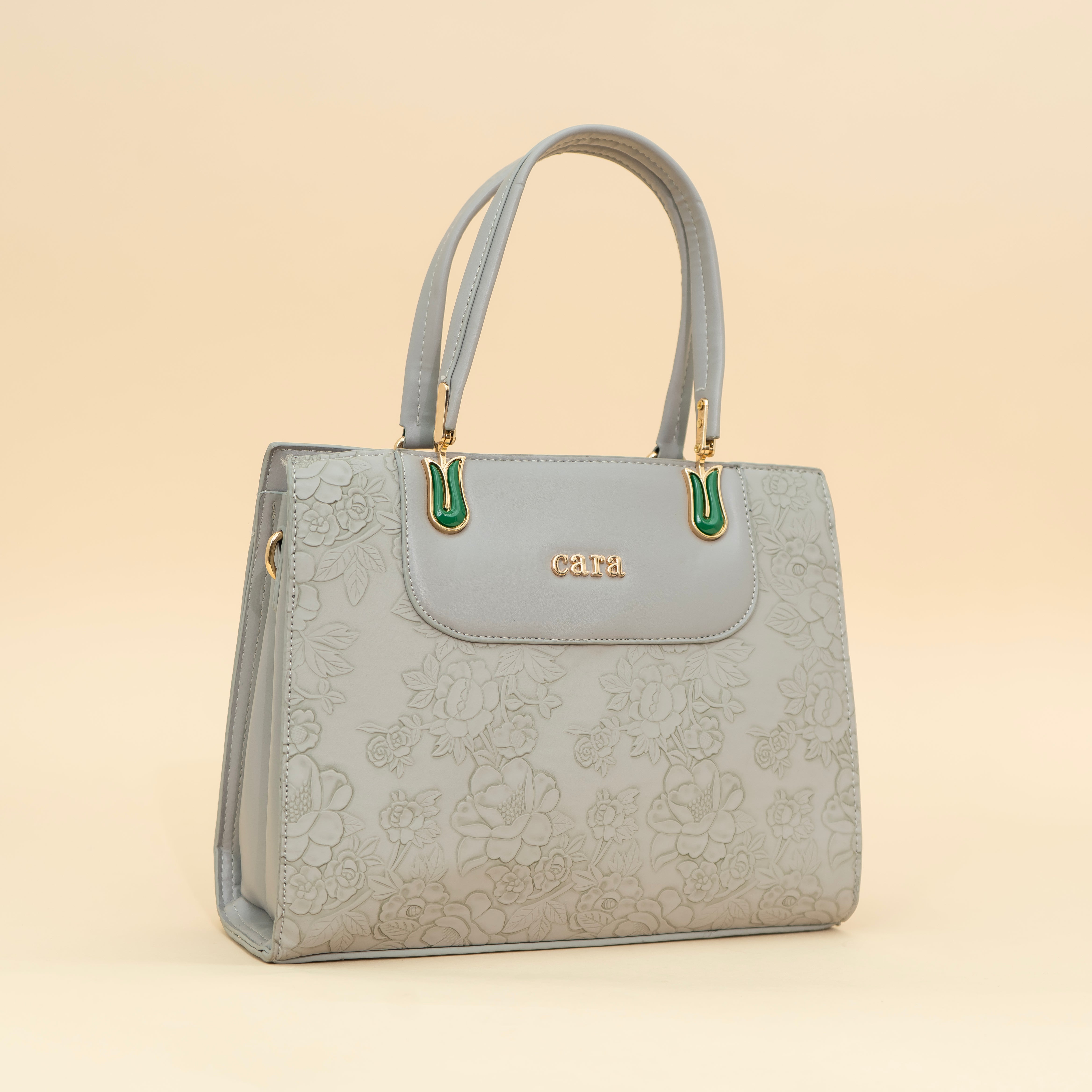 Blossom Grey Handbag i cara