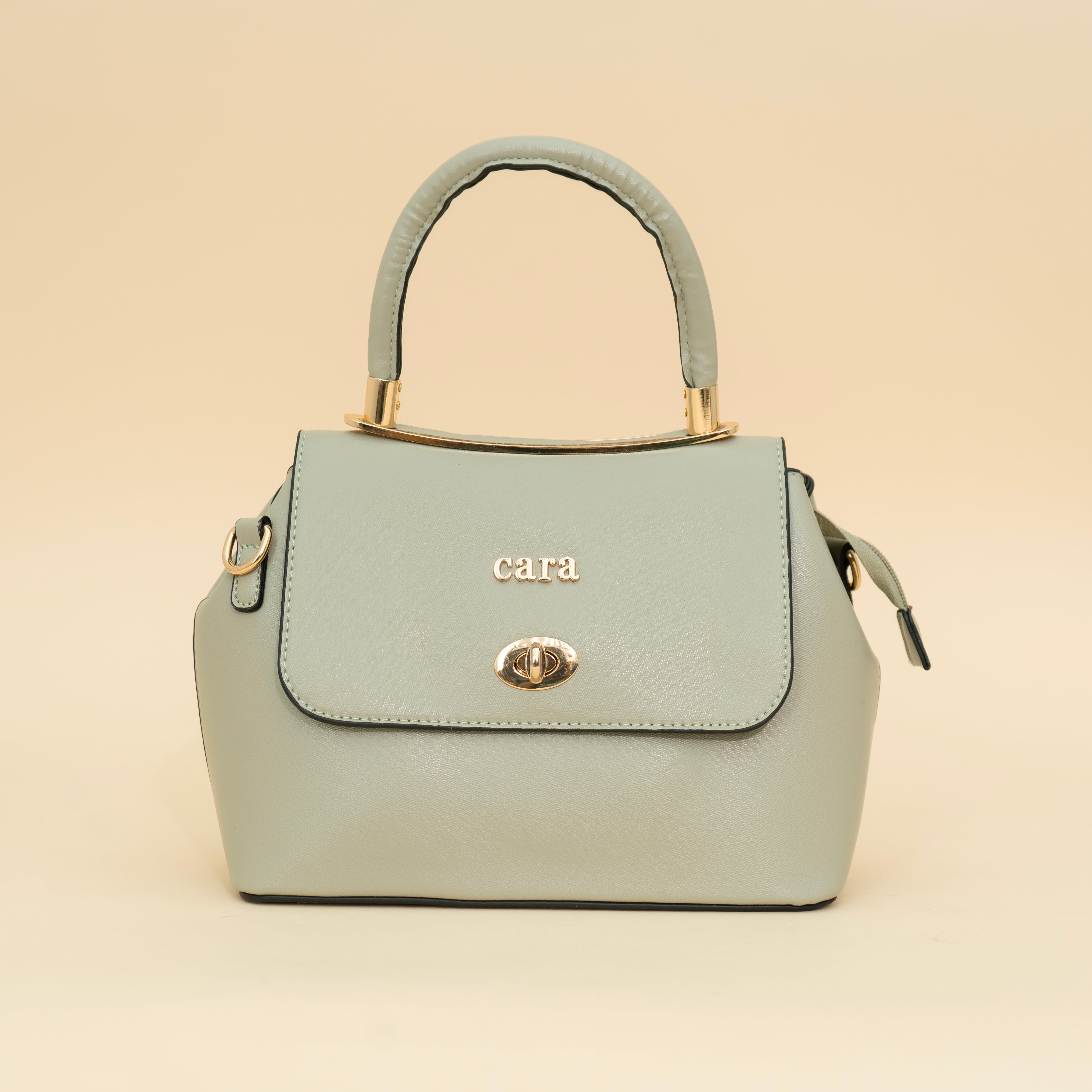 Adorable Pista Green Handbag I CARA