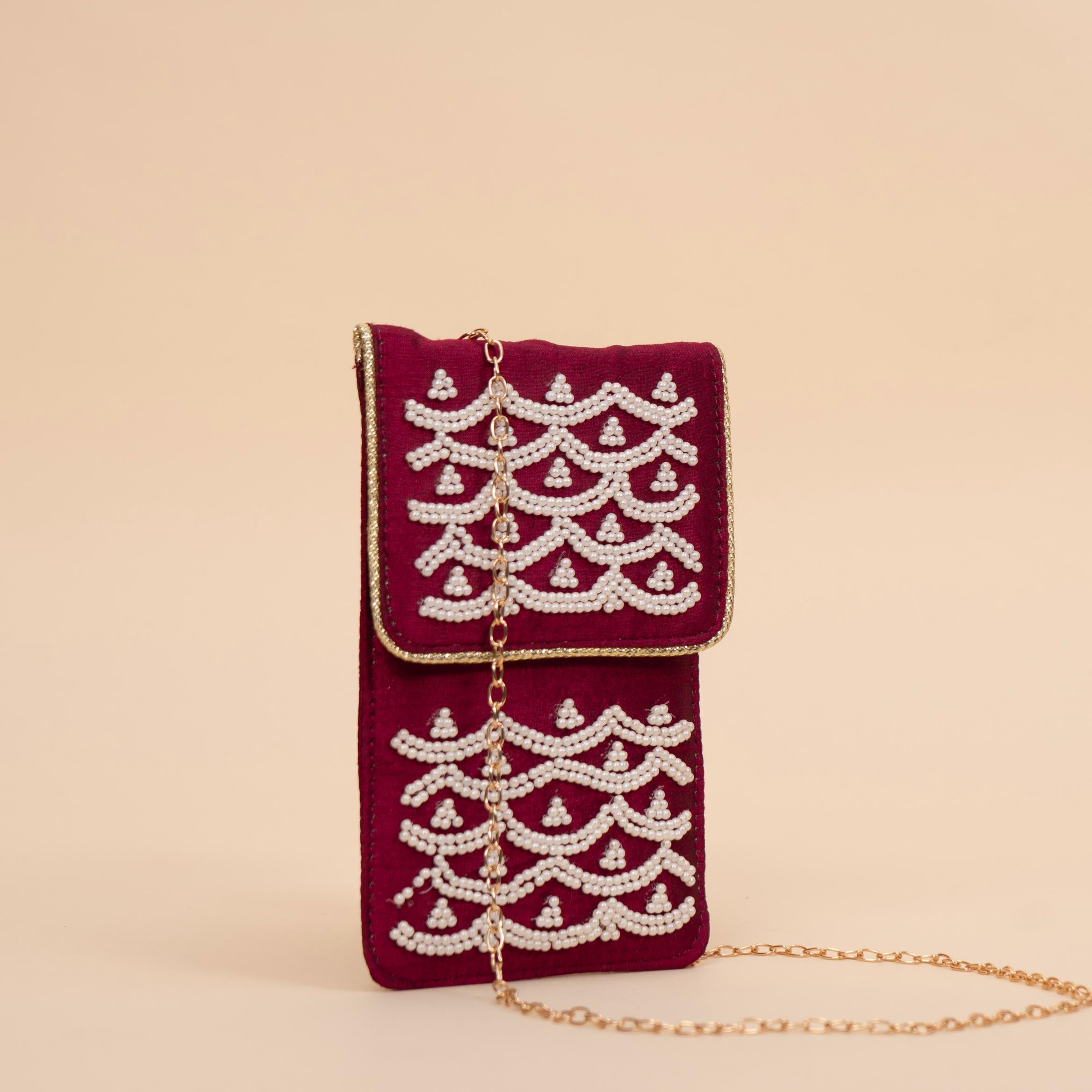 Pearl Crest Mobile Pouch