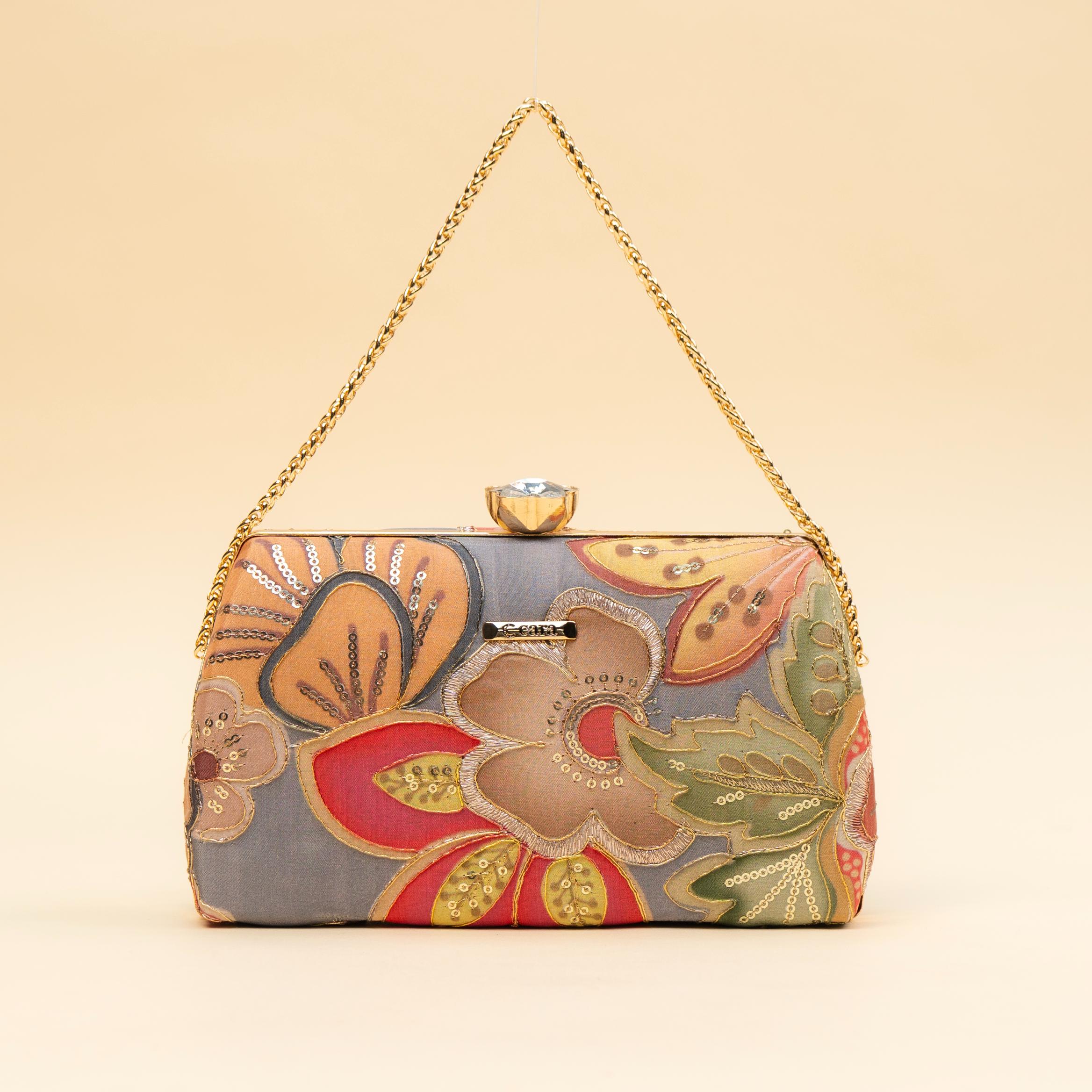 Sequin Thread Clutch