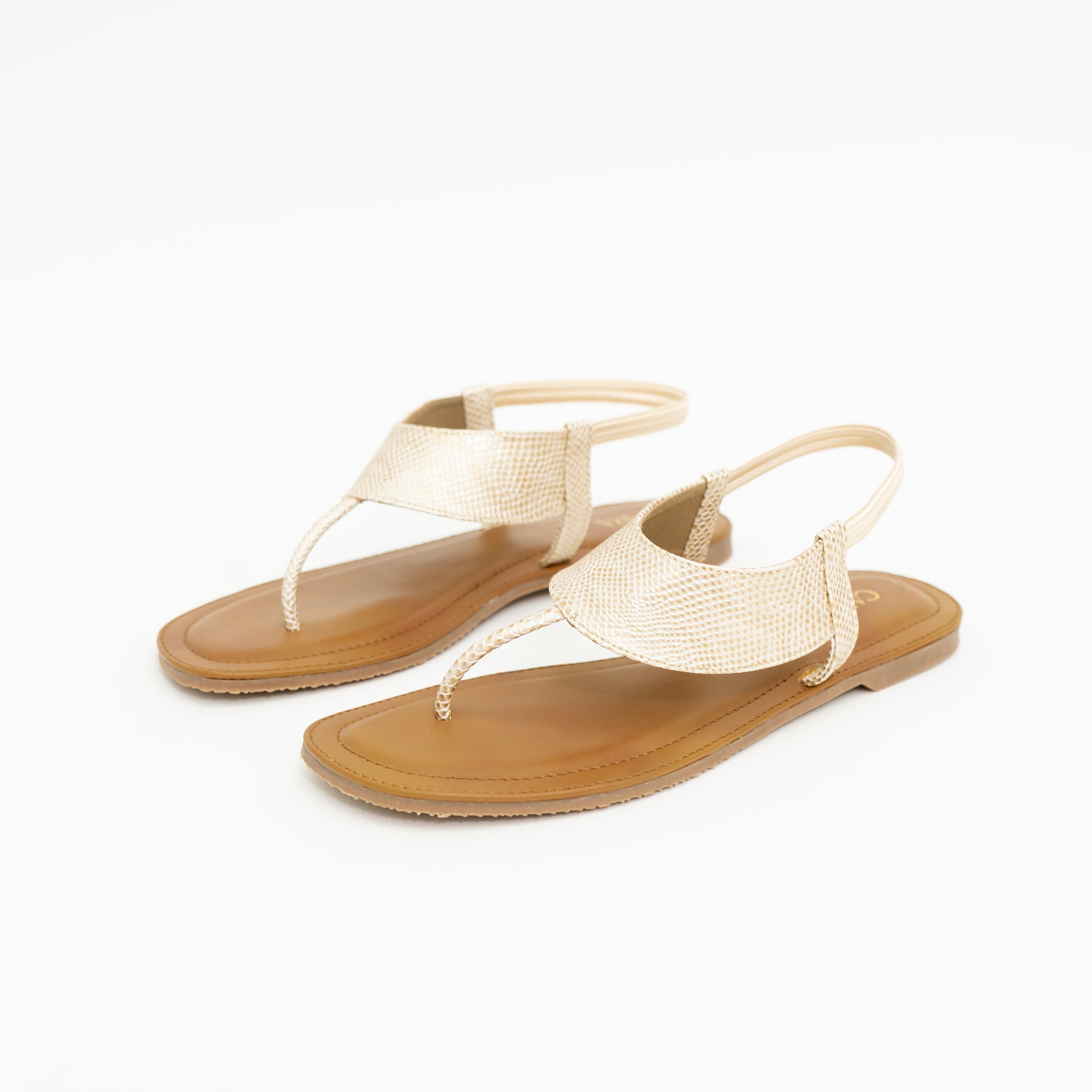 The Classic Beige T-Strap | Cara