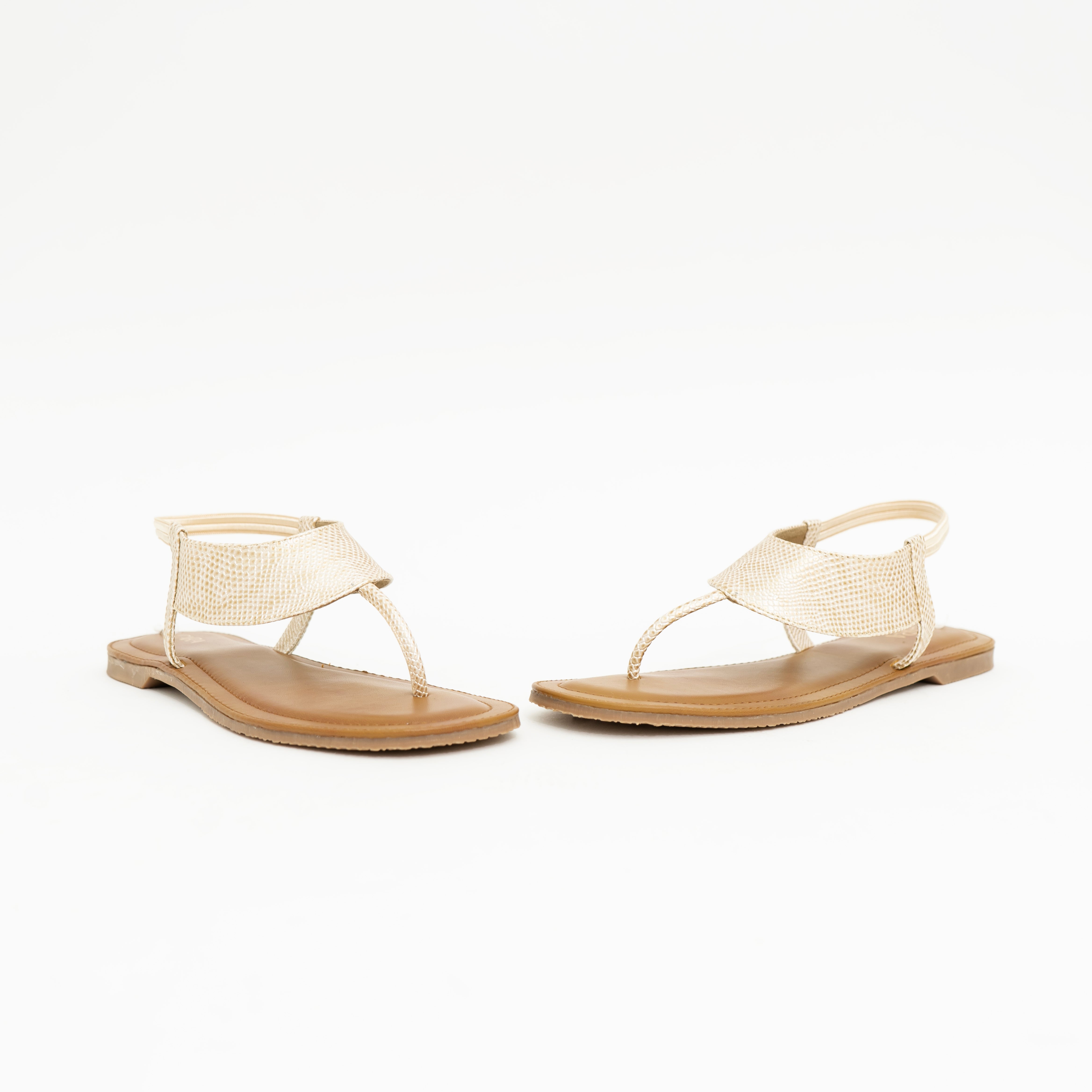 The Classic Beige T-Strap | Cara