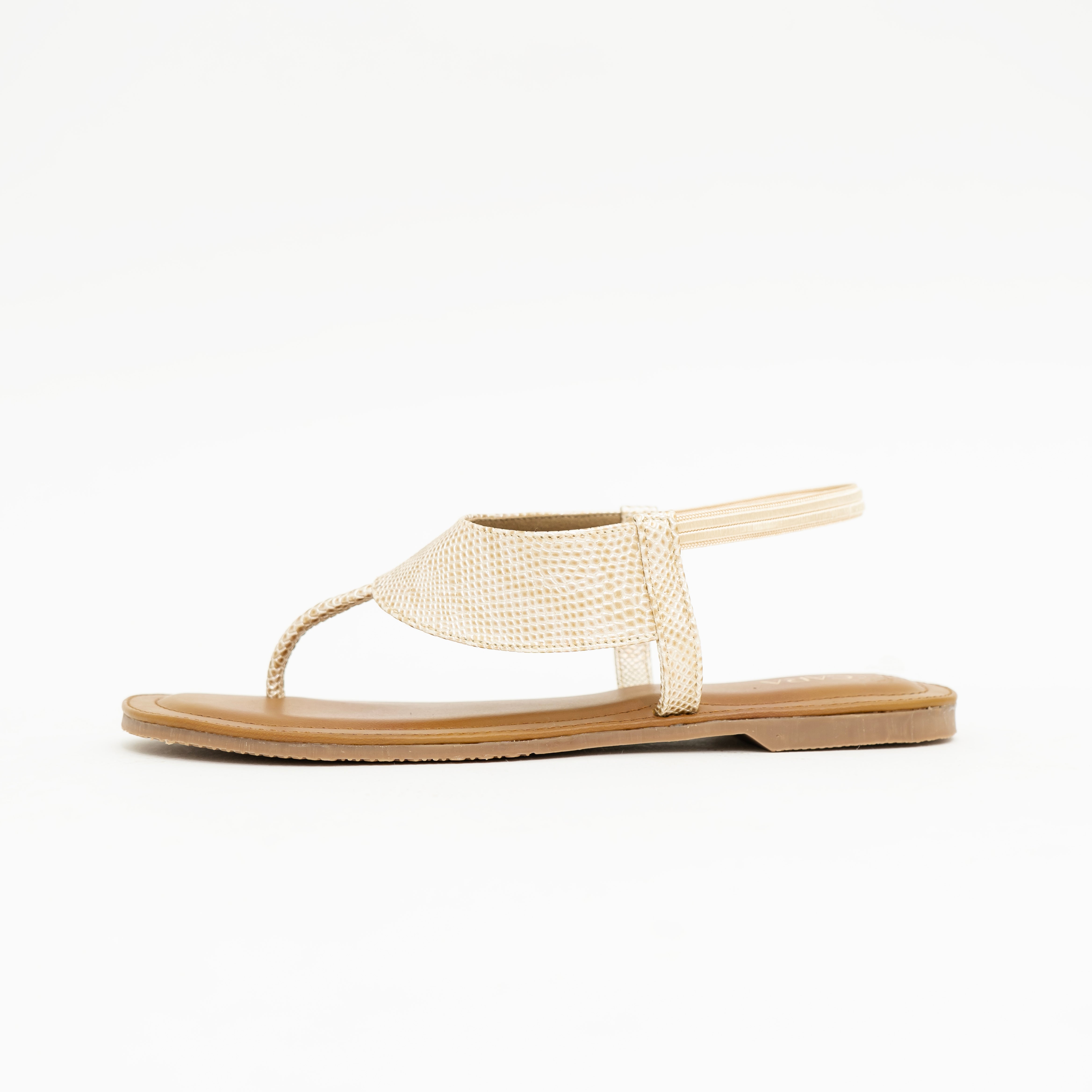 The Classic Beige T-Strap | Cara