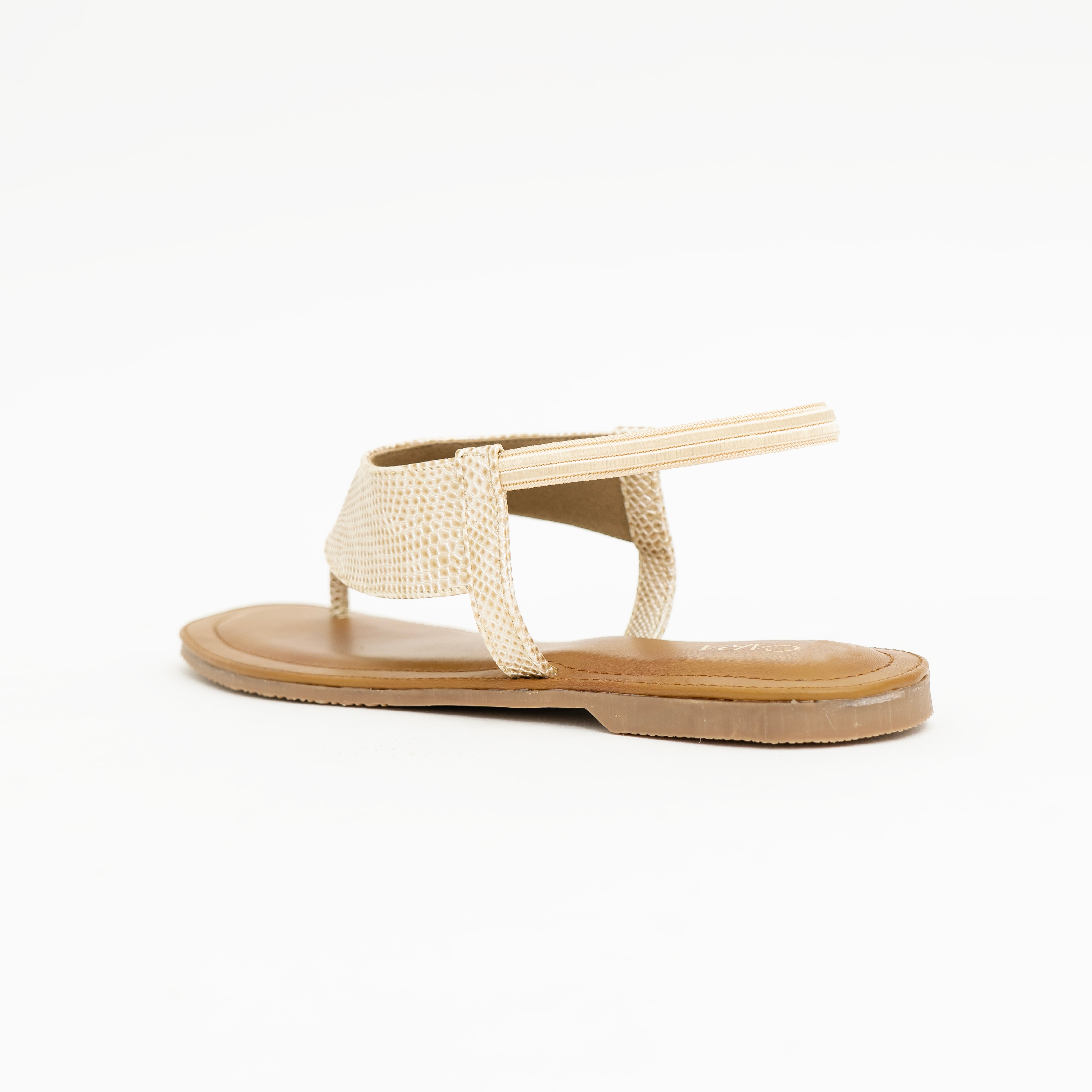 The Classic Beige T-Strap | Cara