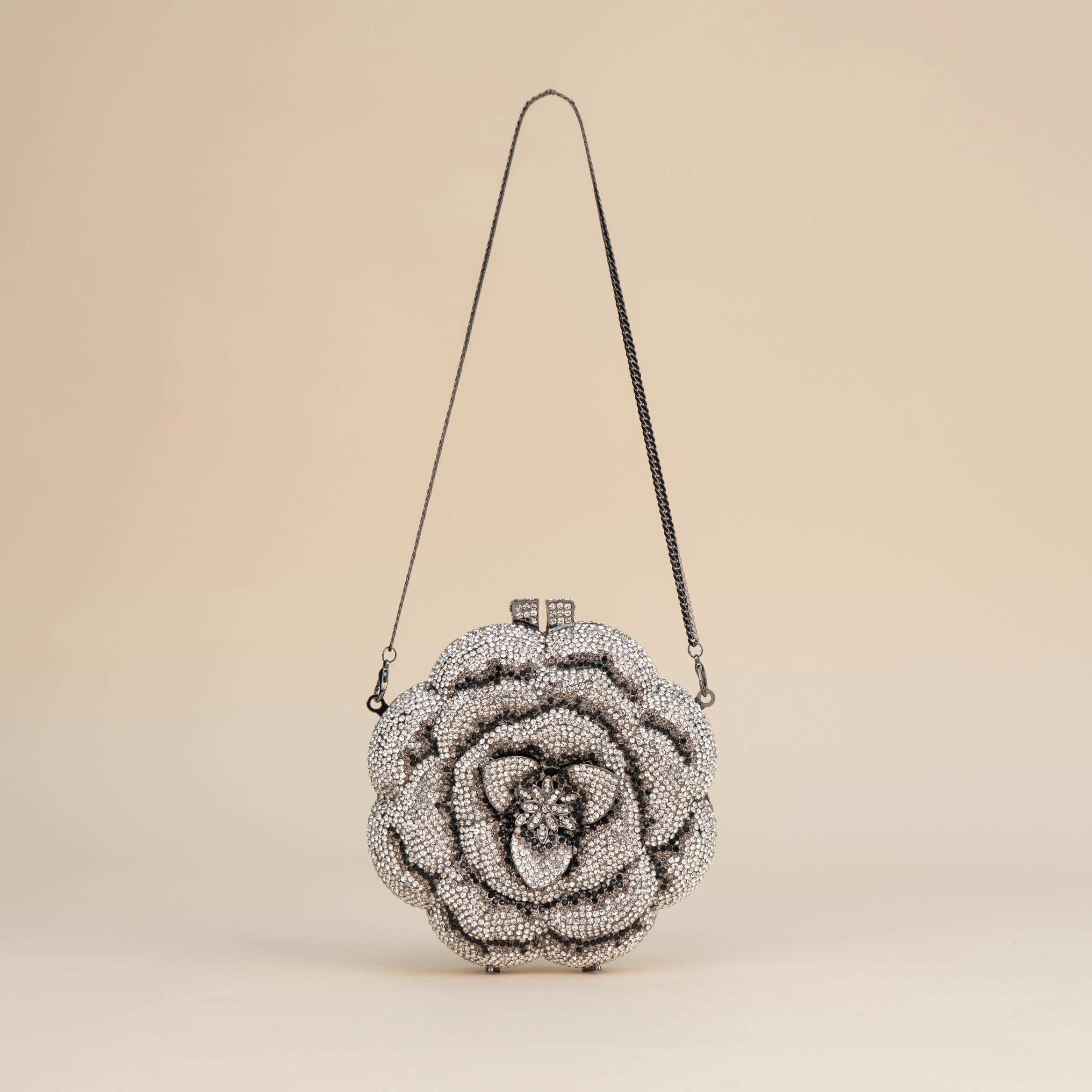 Crystal Rose Bling Clutch