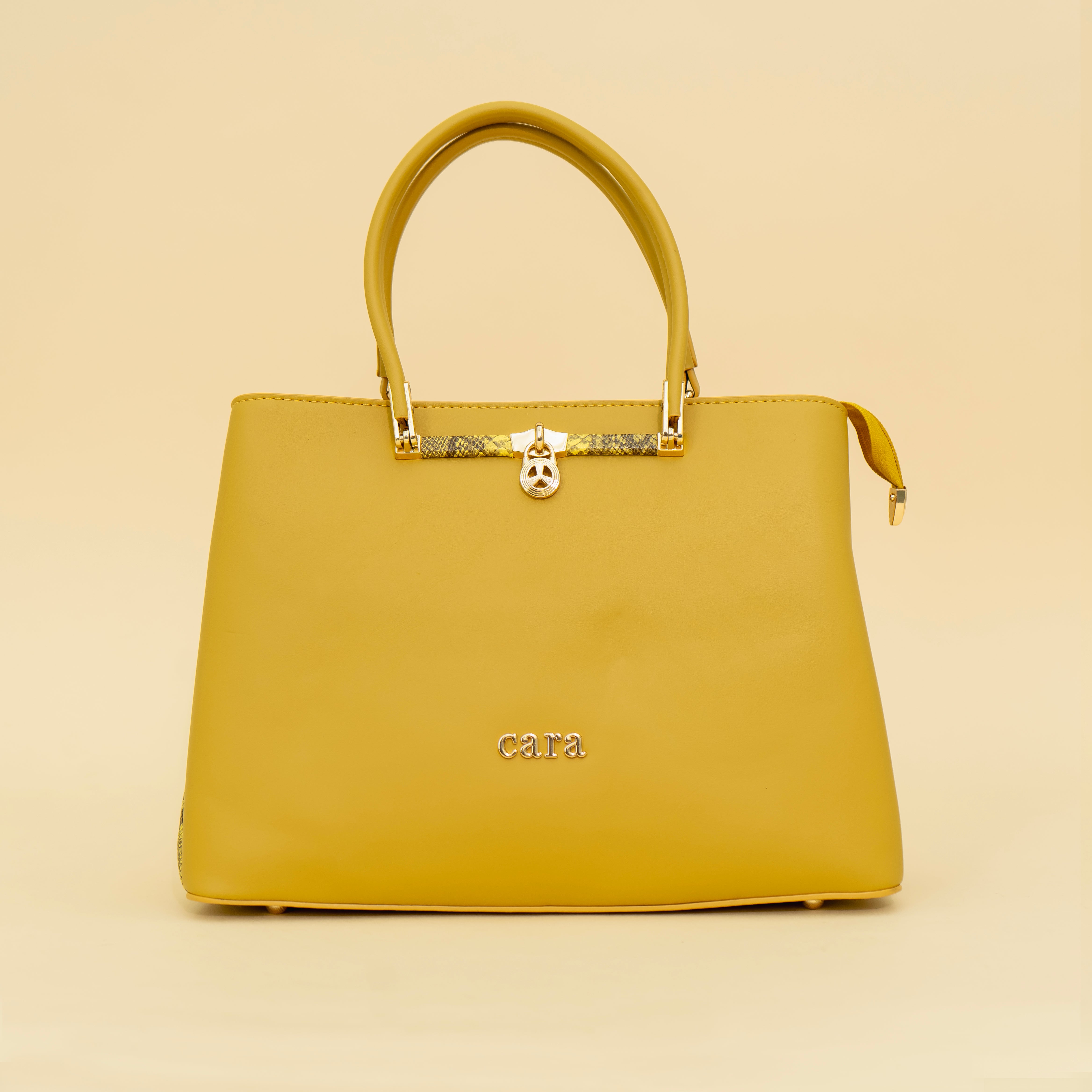 Haute Mustard Yellow Handbag I CARA