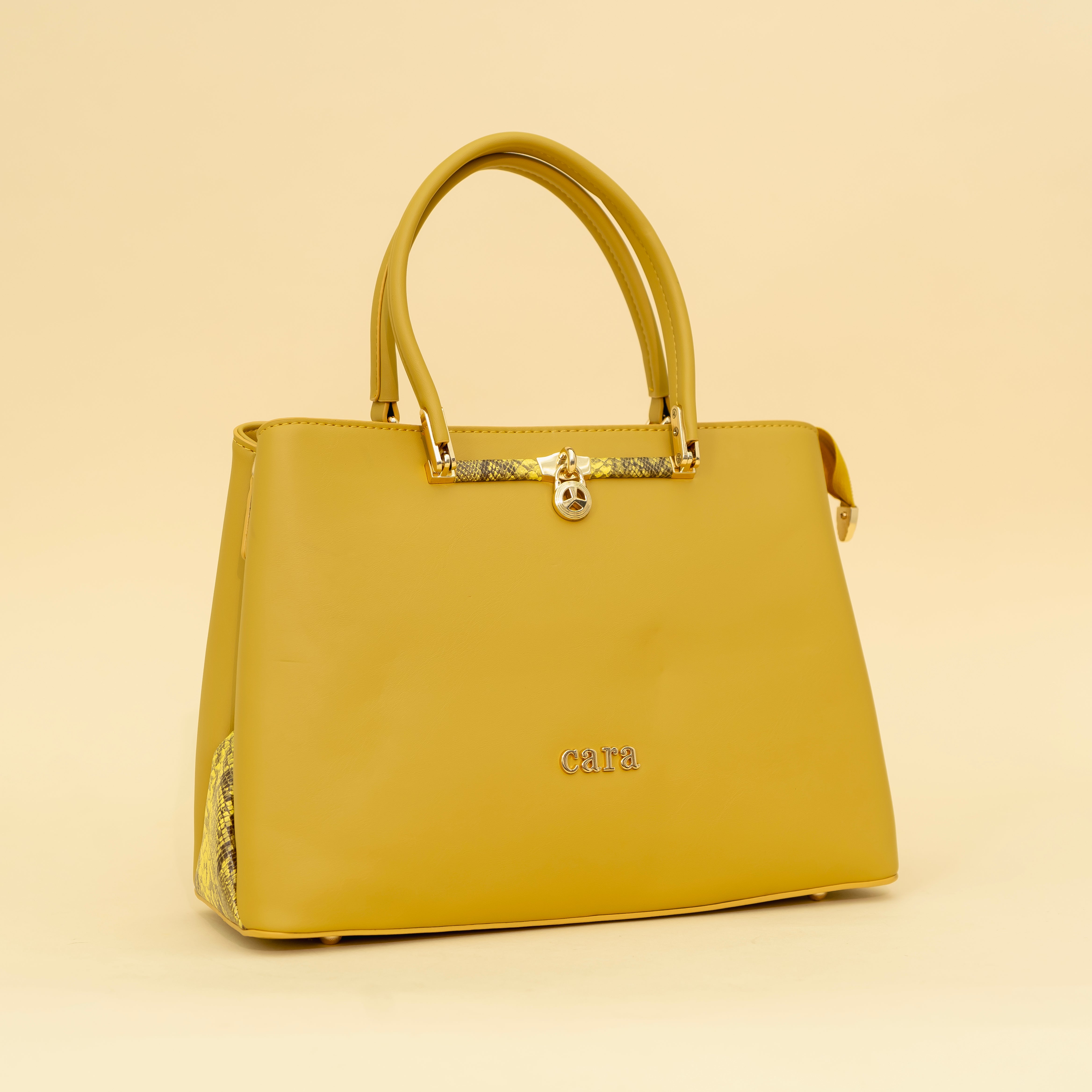 Haute Mustard Yellow Handbag I CARA