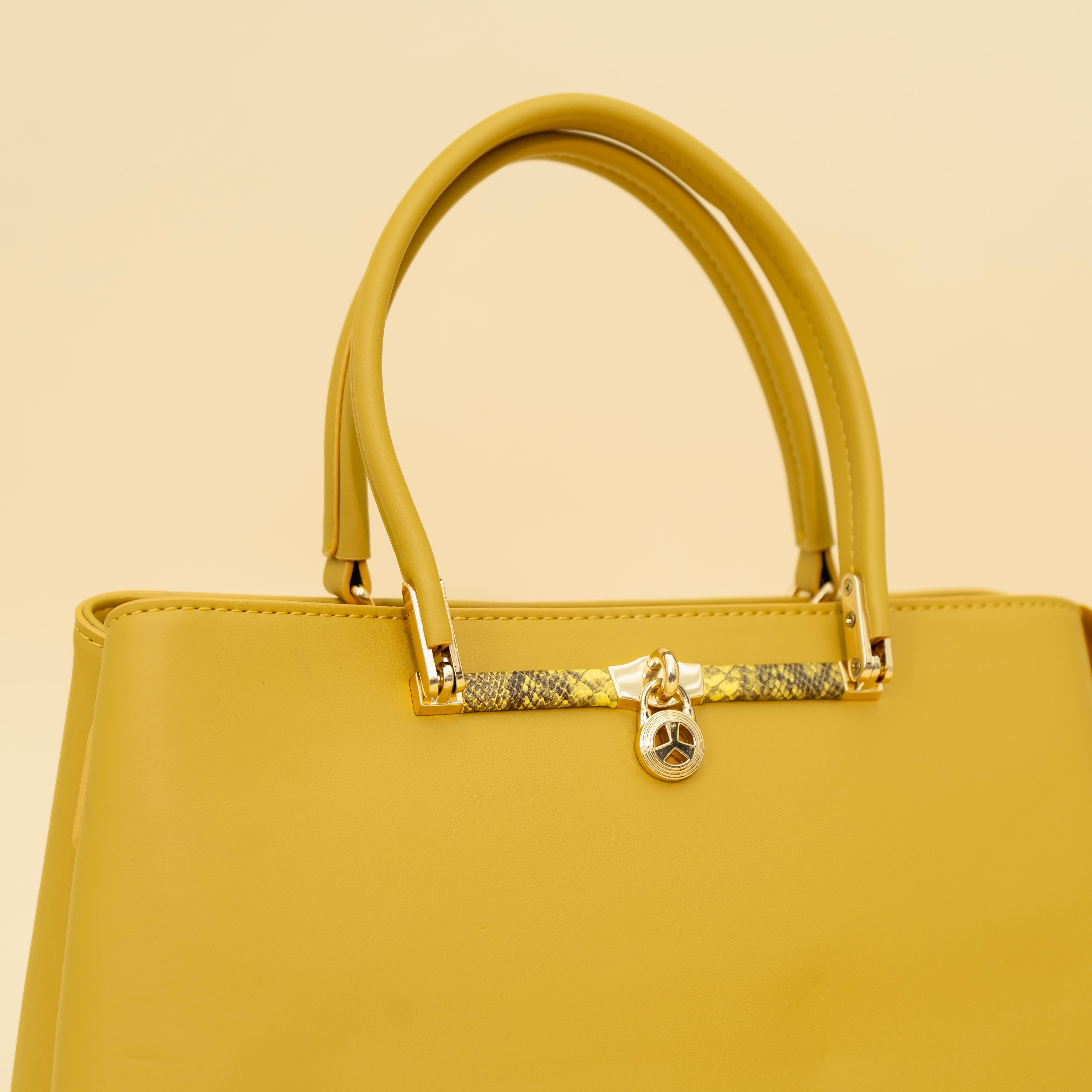 Haute Mustard Yellow Handbag I CARA