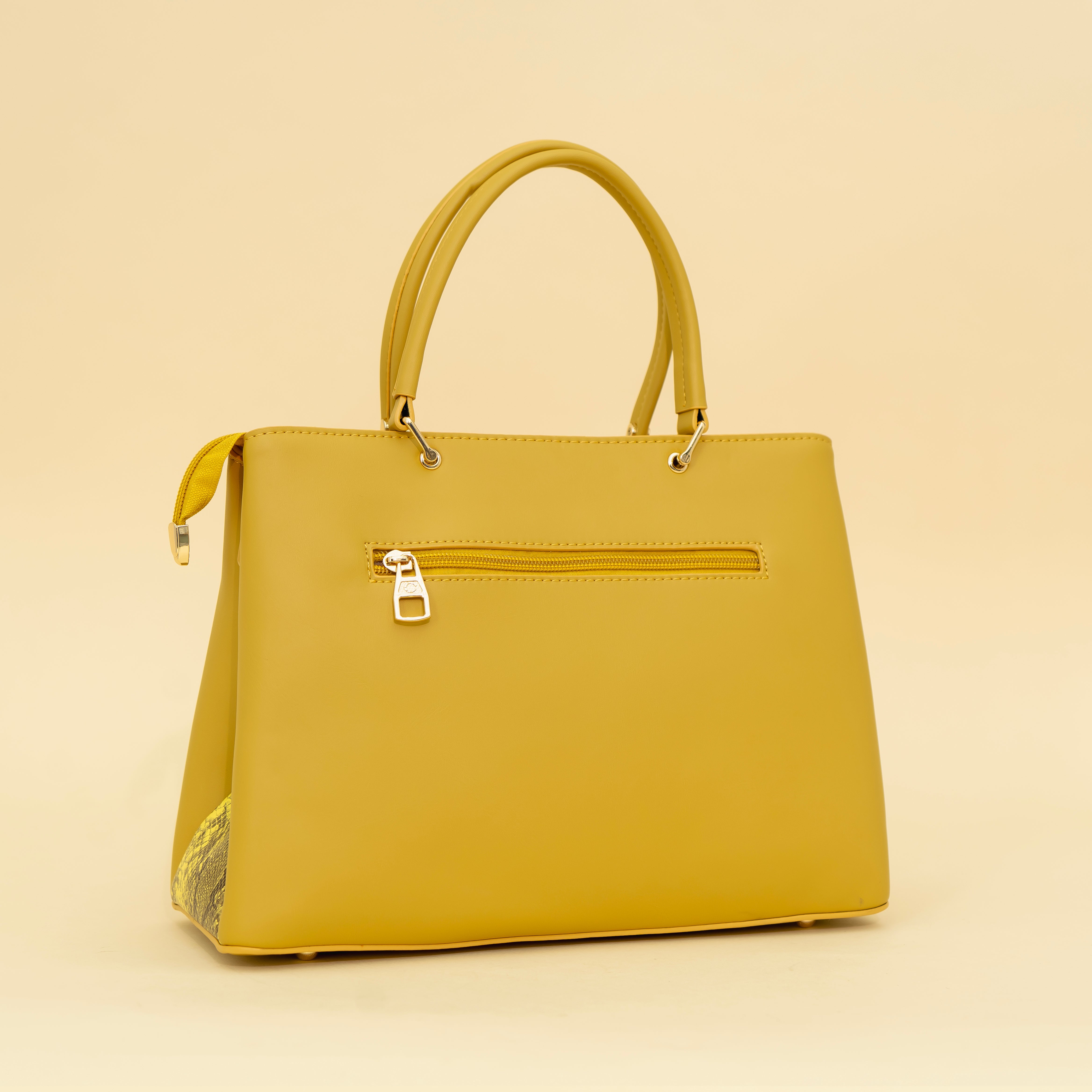 Haute Mustard Yellow Handbag I CARA