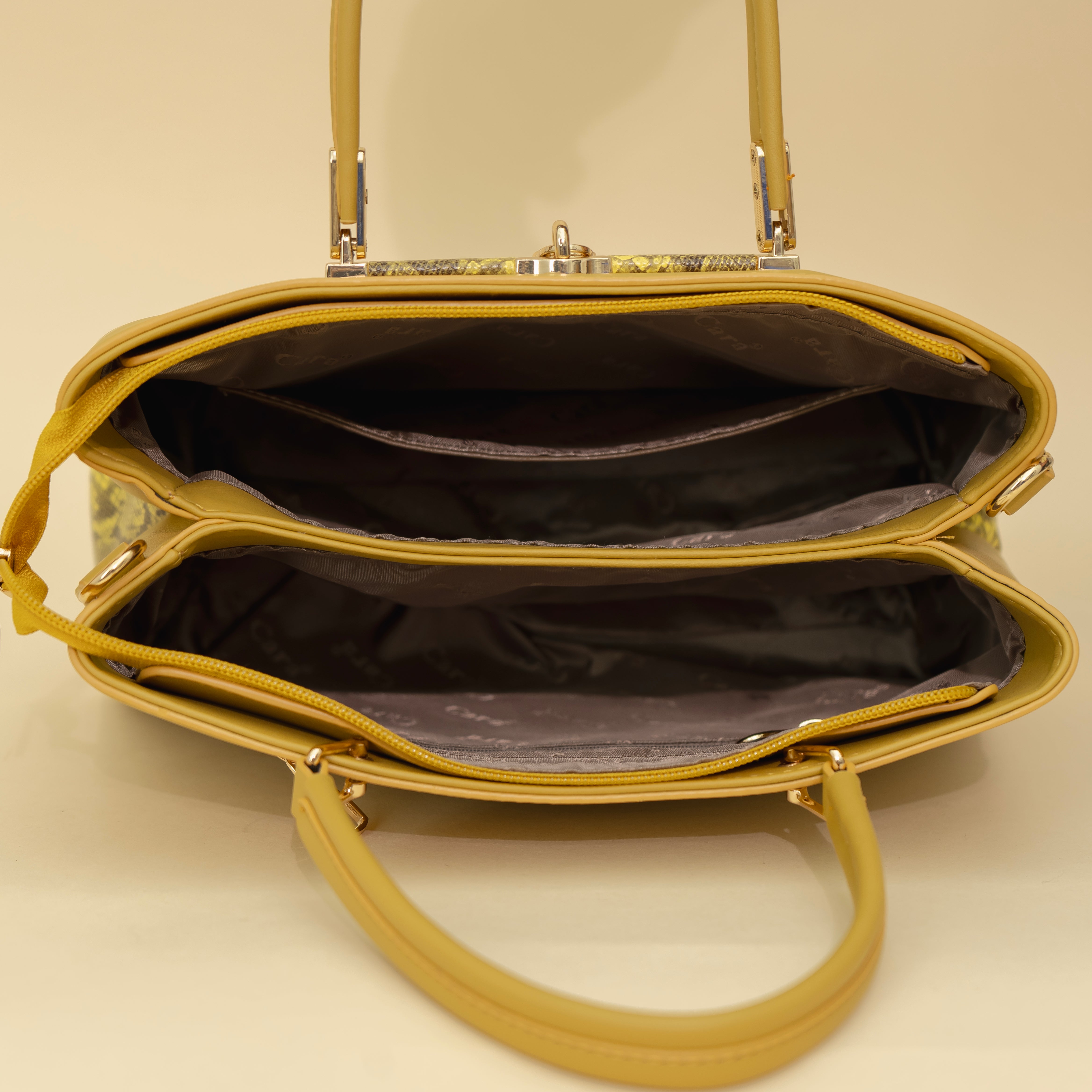 Haute Mustard Yellow Handbag I CARA