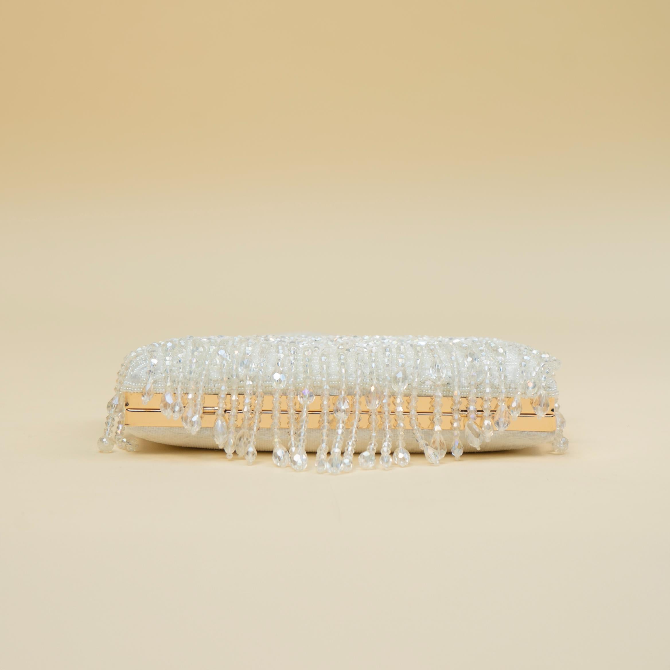Timeless Pearl Gold Clutch