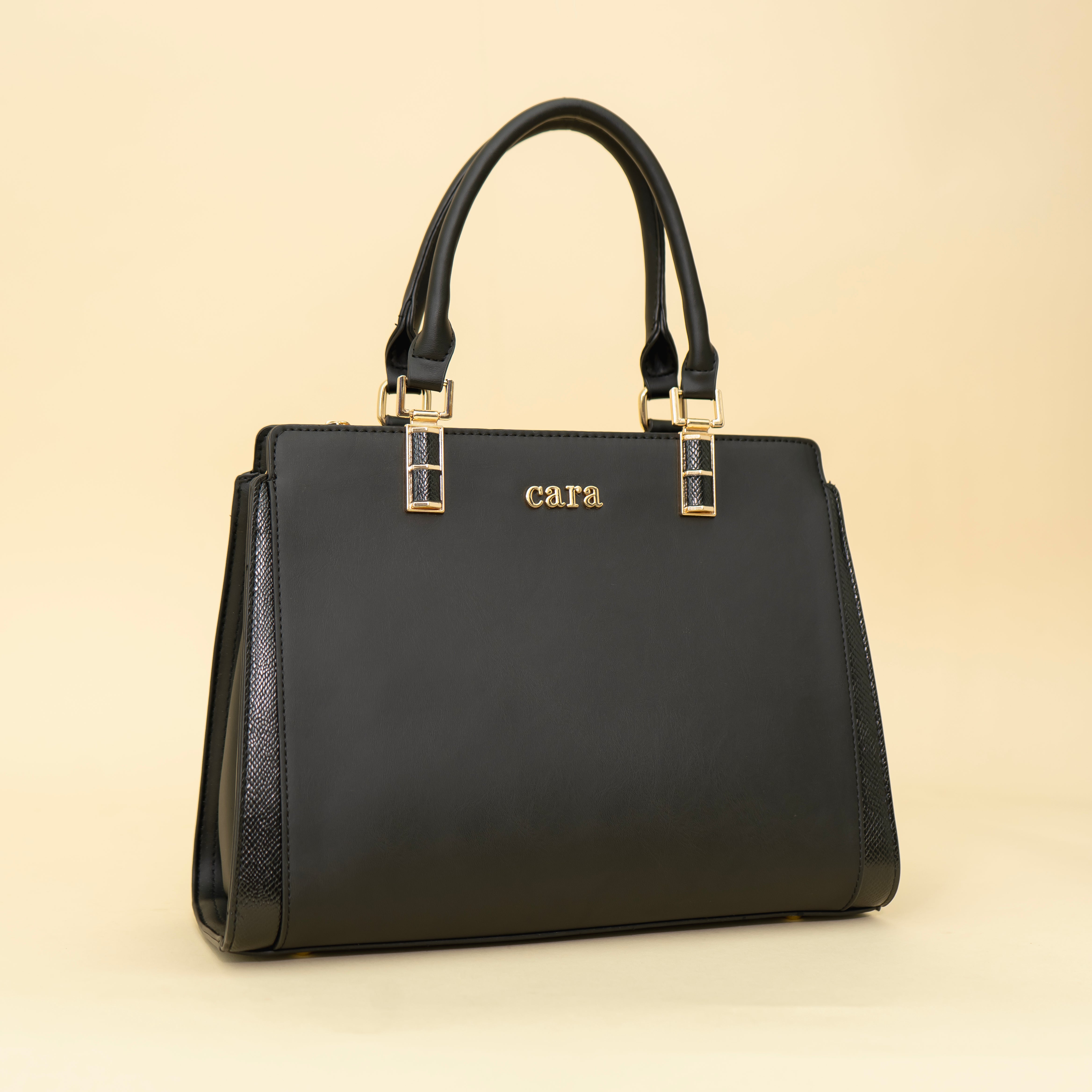 Dazzling Black Handbag I CARA