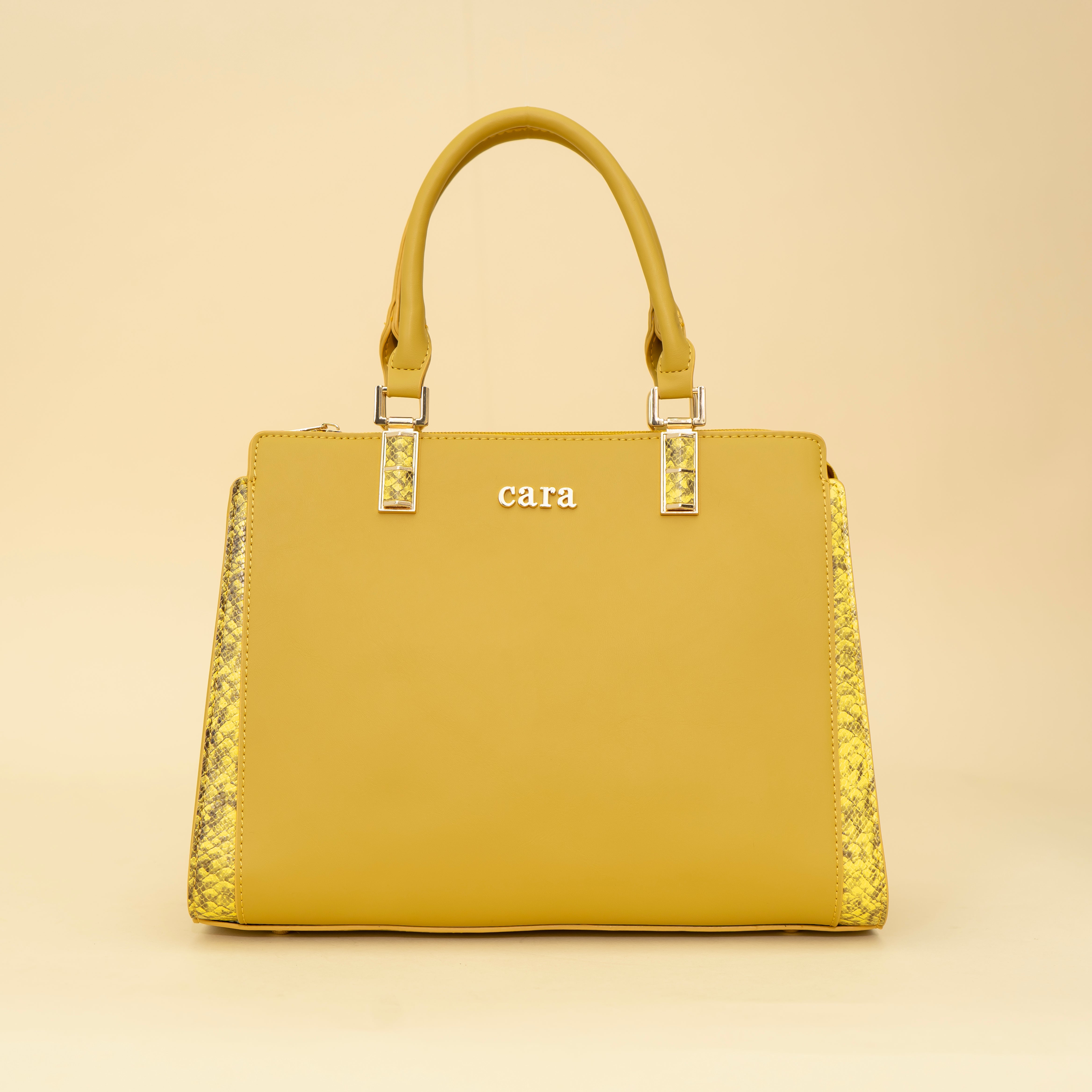 Dazzling Mustard Yellow Handbag I CARA