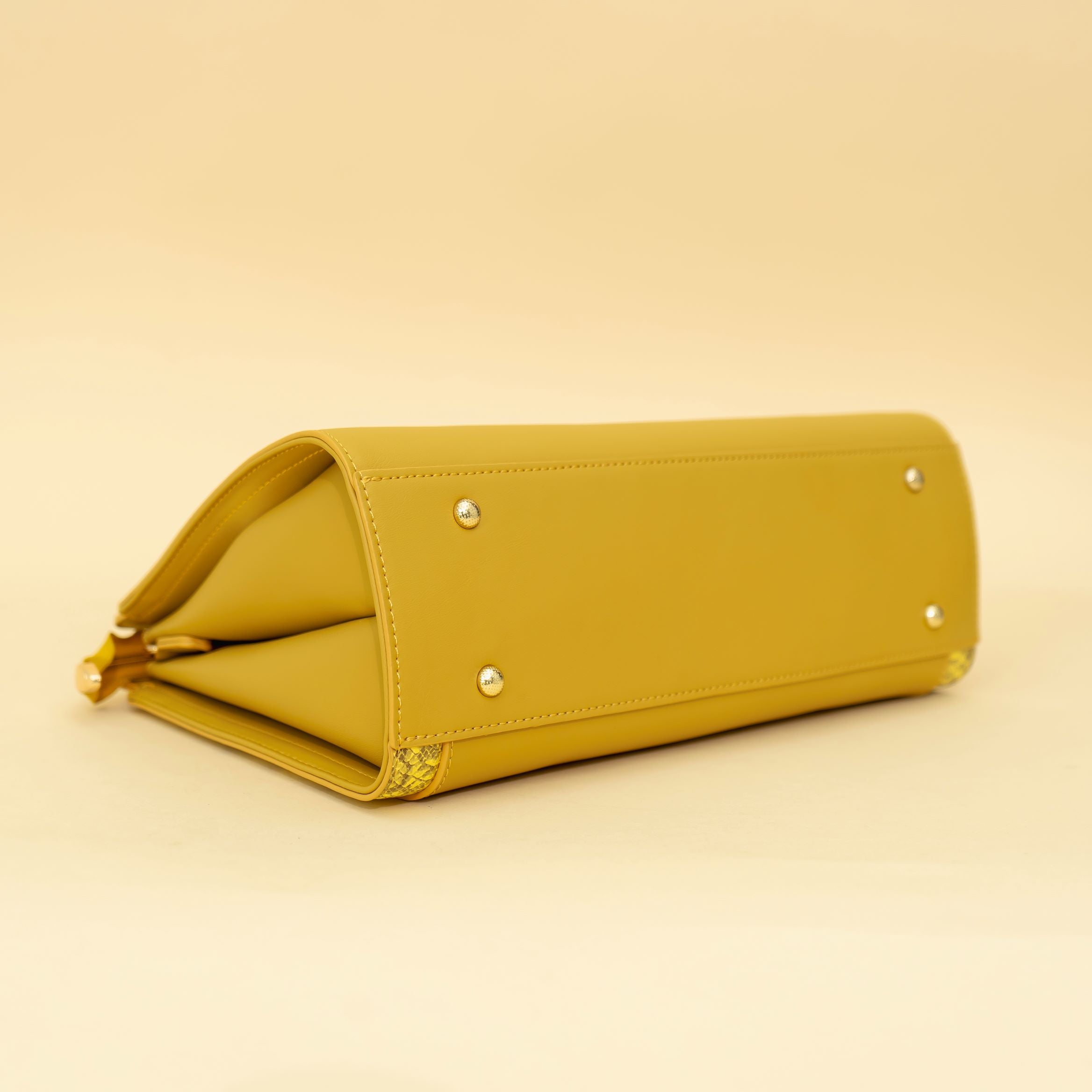 Dazzling Mustard Yellow Handbag I CARA