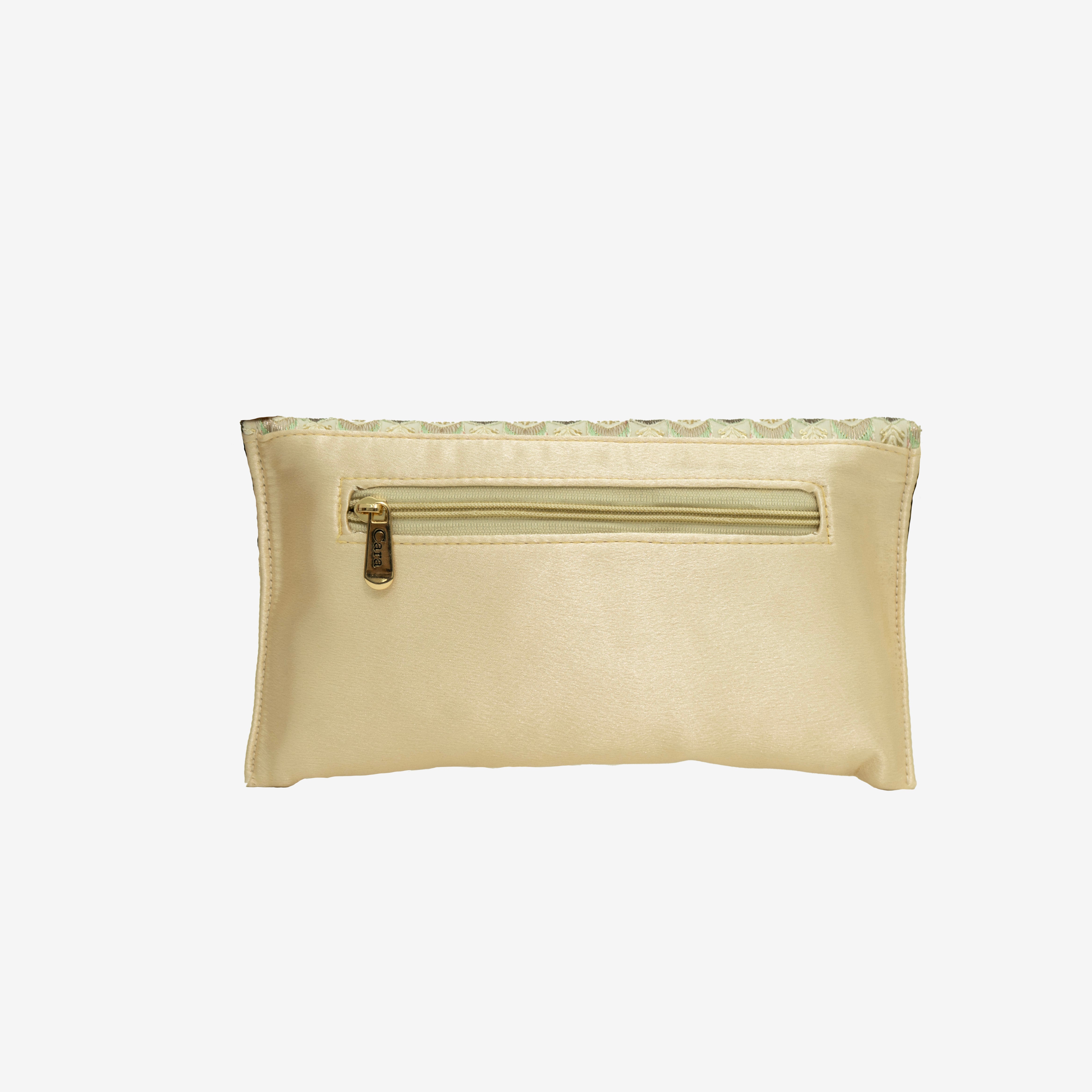 Embroidered Splendor clutch  I Cara