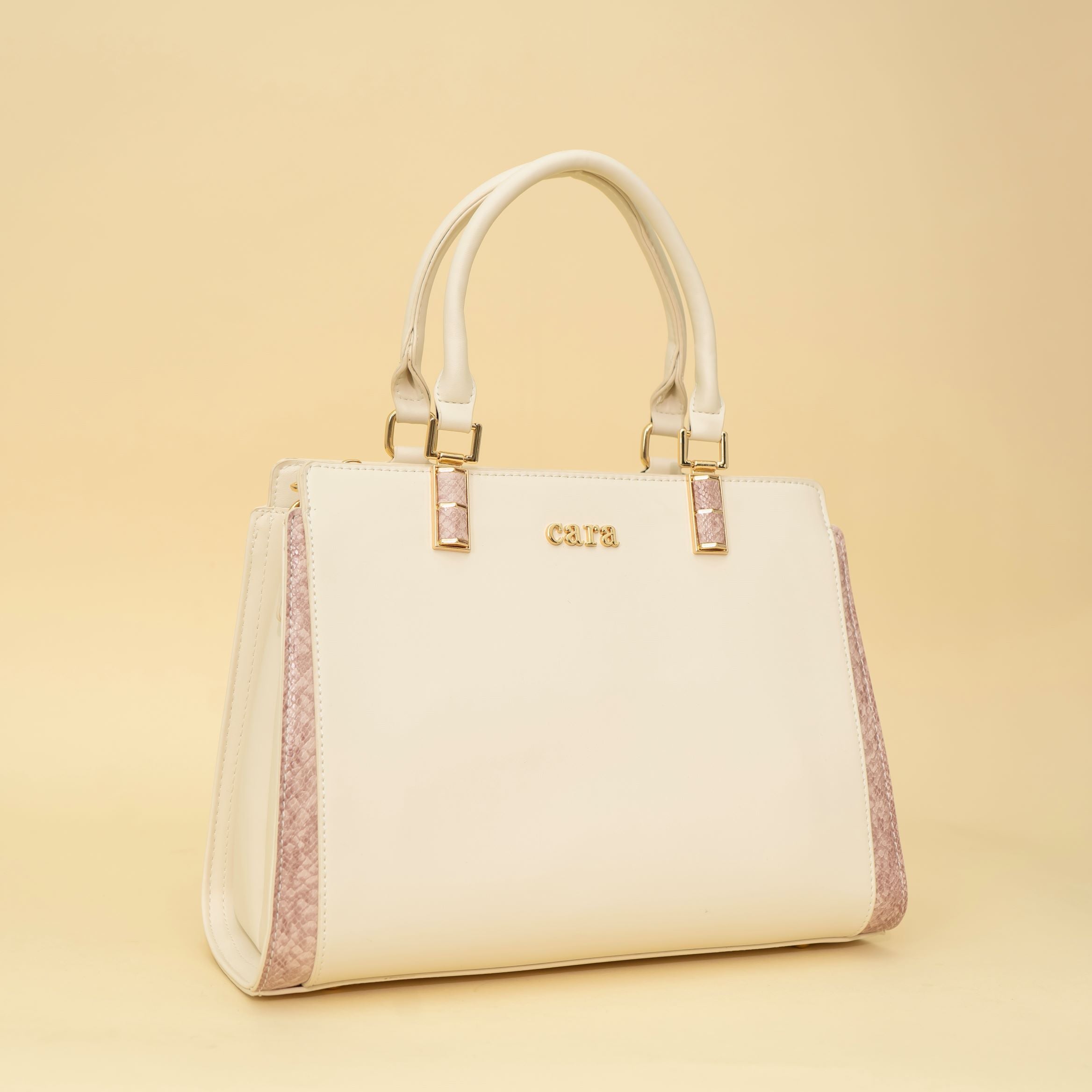 Dazzling Beige Handbag I CARA