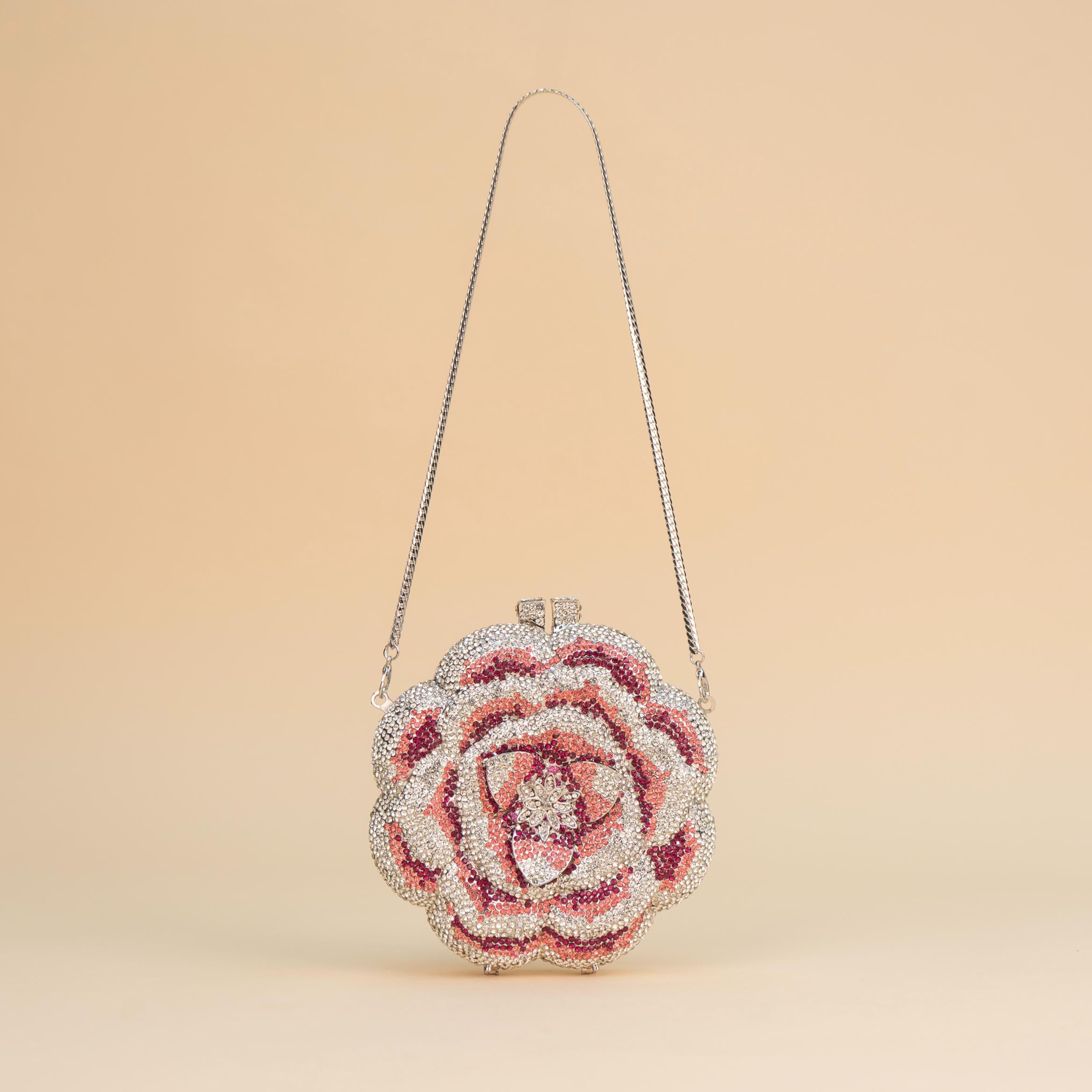 Crystal Rose Bling Clutch