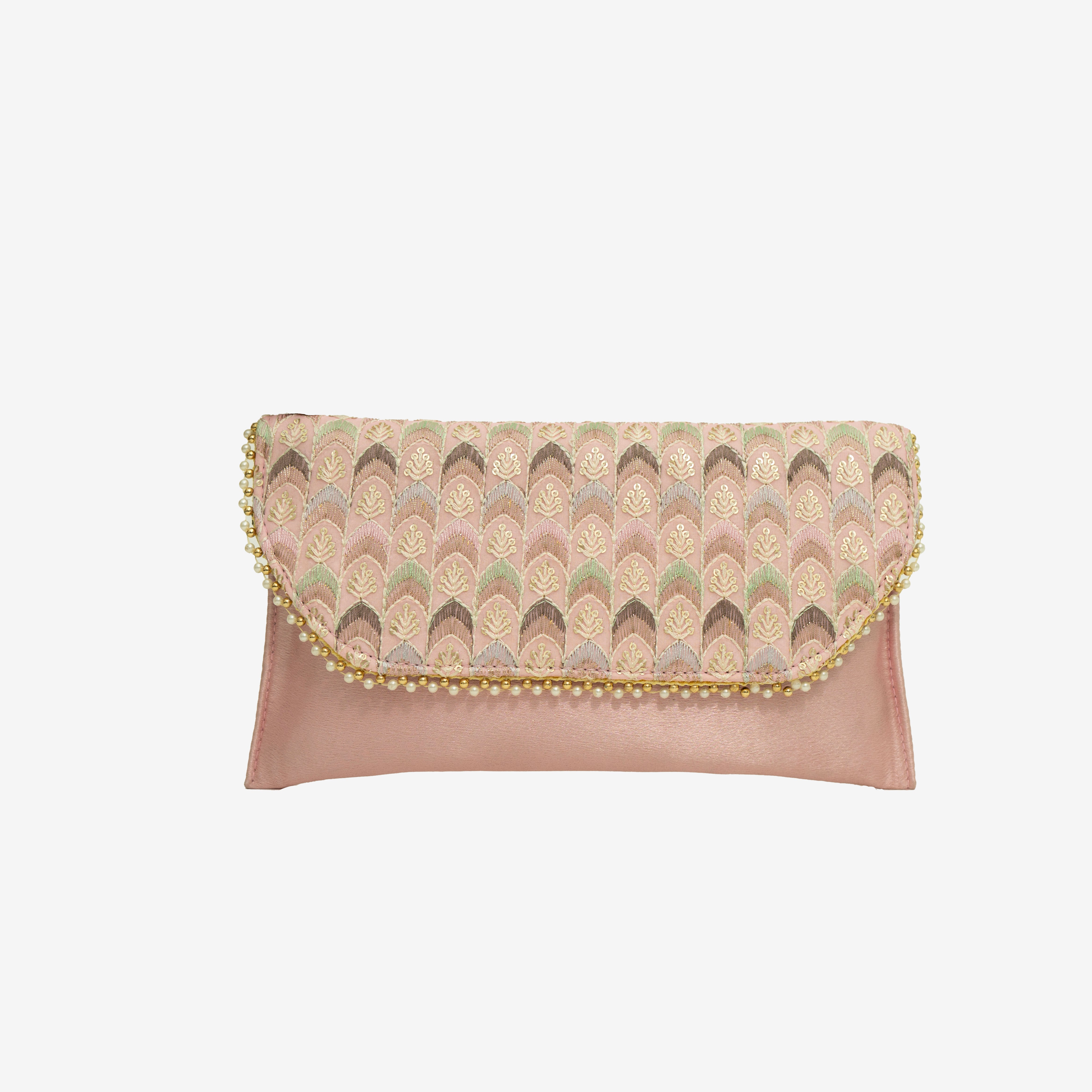 Embroidered Splendor clutch  I Cara