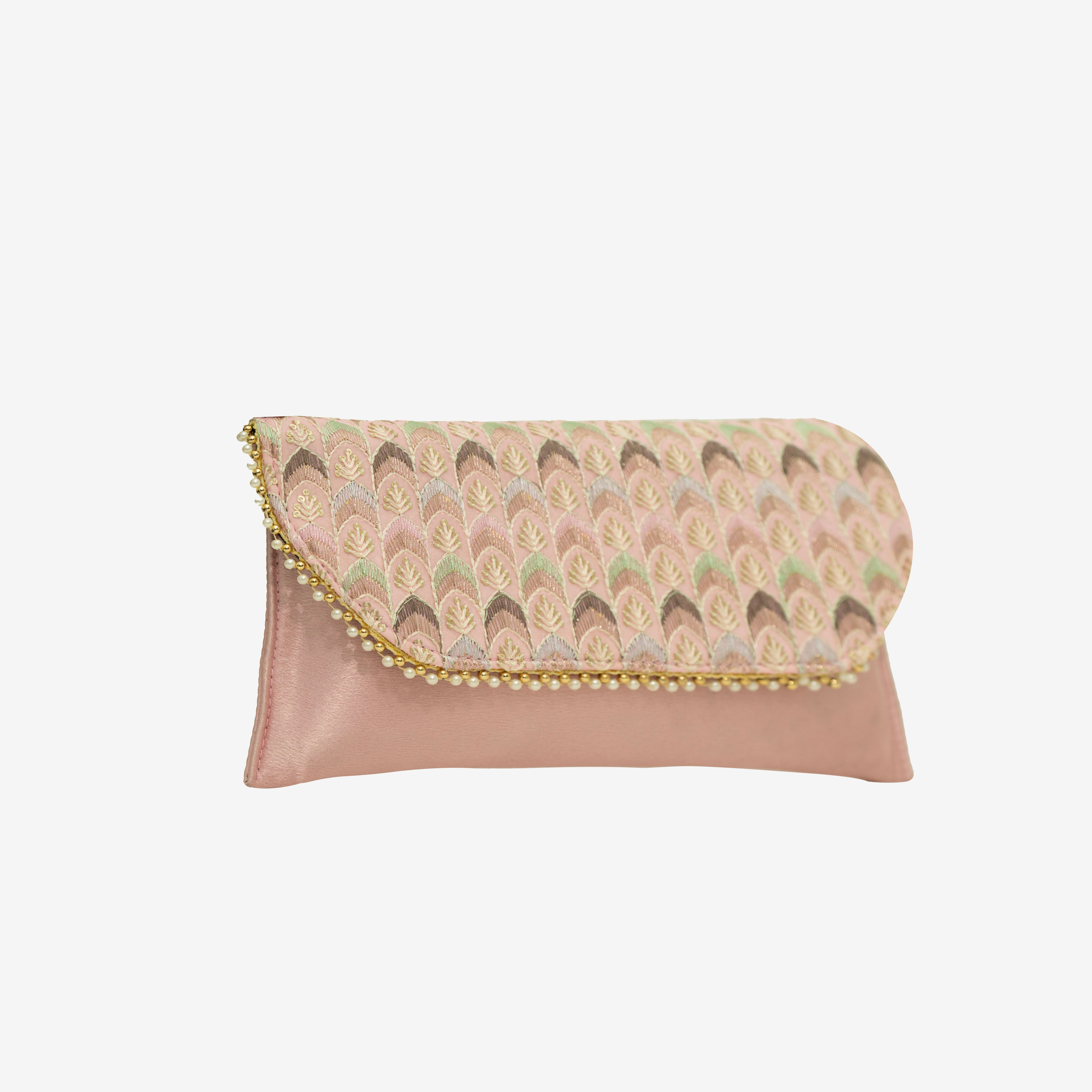 Embroidered Splendor clutch  I Cara