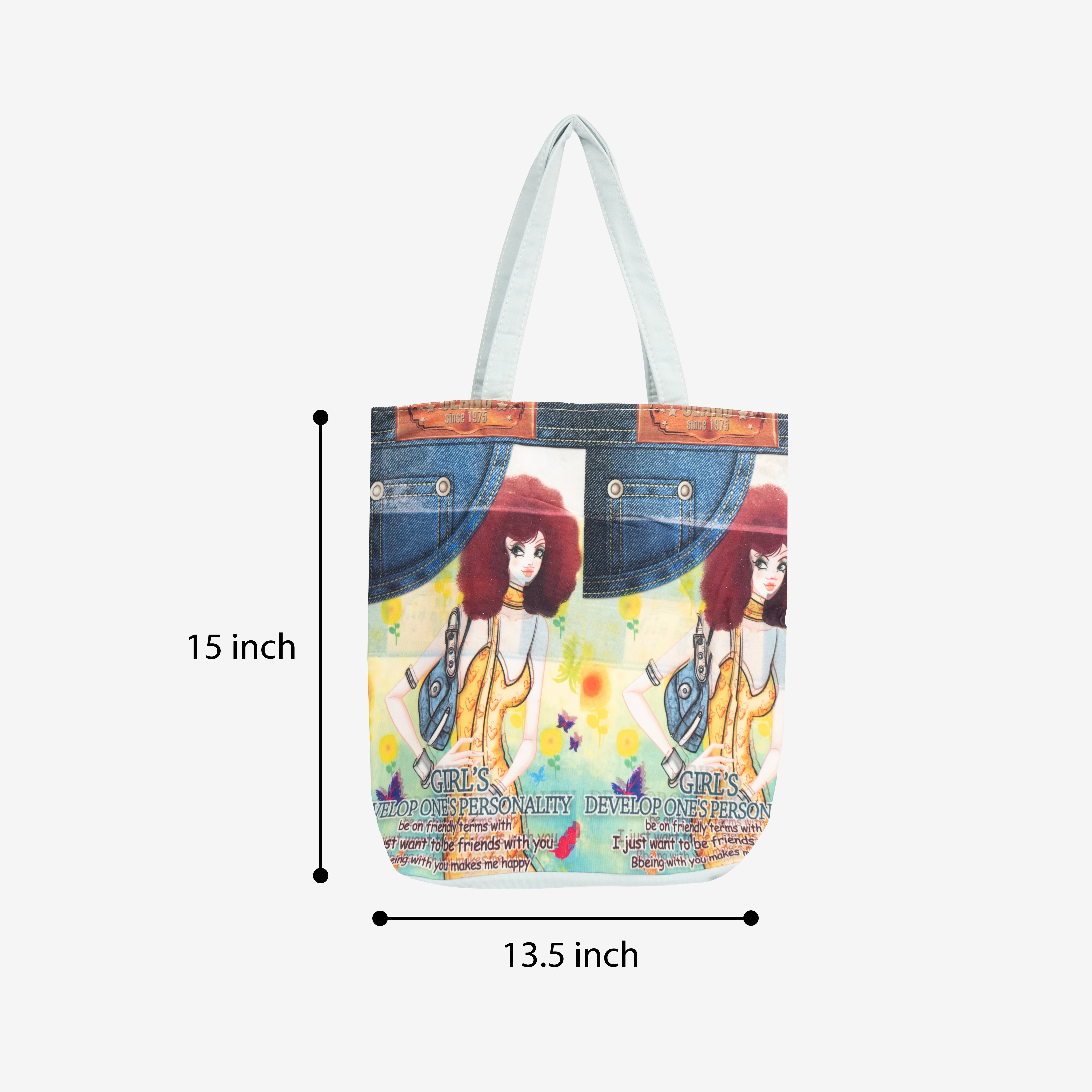 Style Story Canvas Handbag