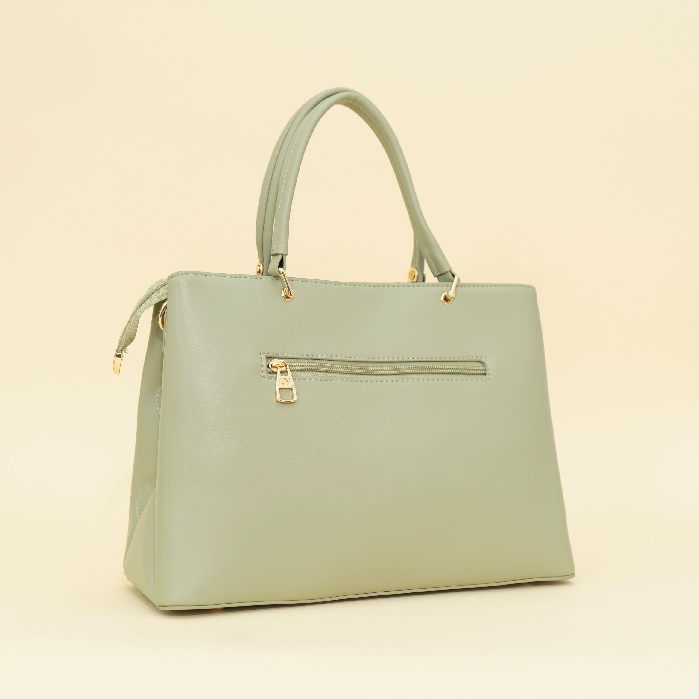 Green Quilted Handbag  I CARA