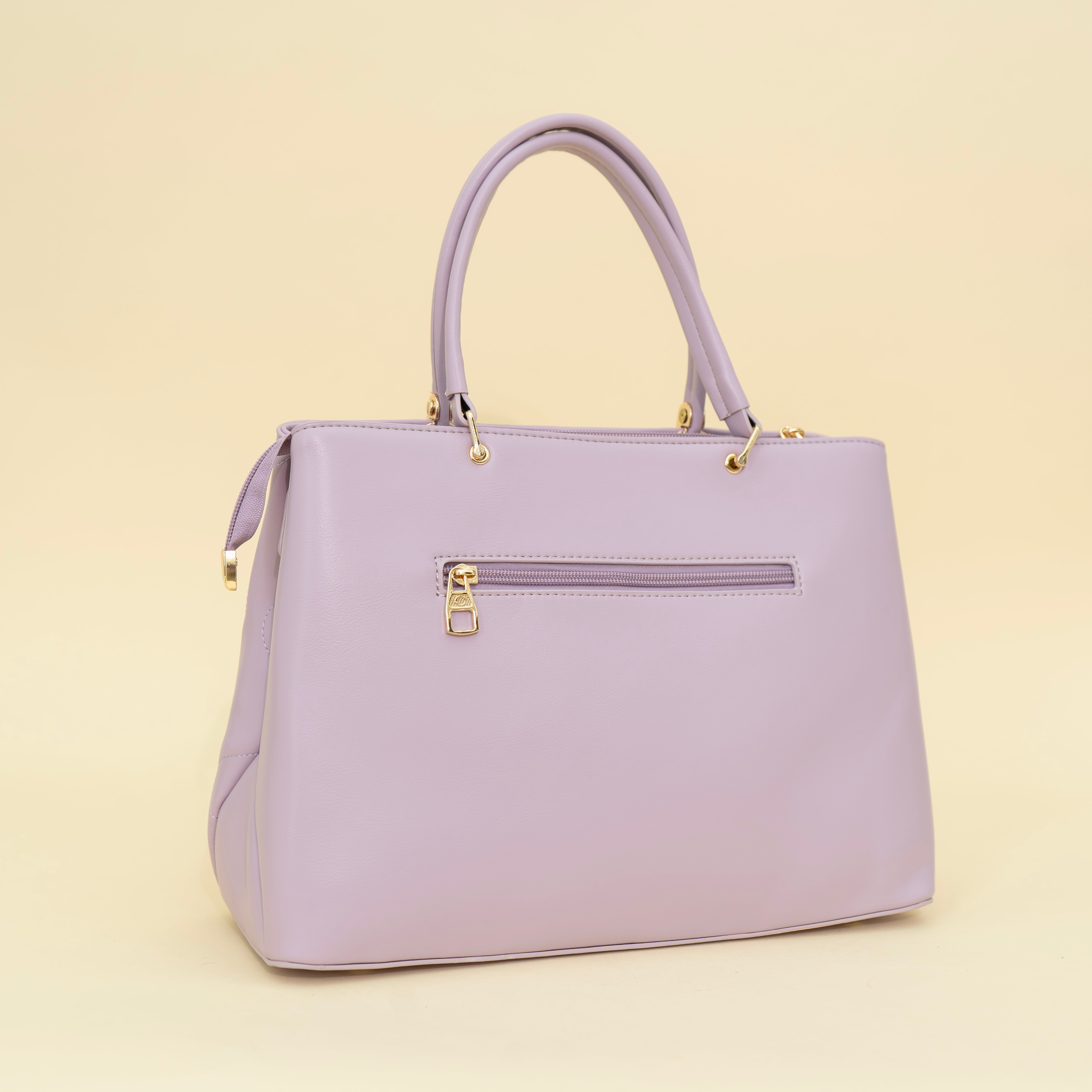 Lavender Quilted Handbag  I CARA