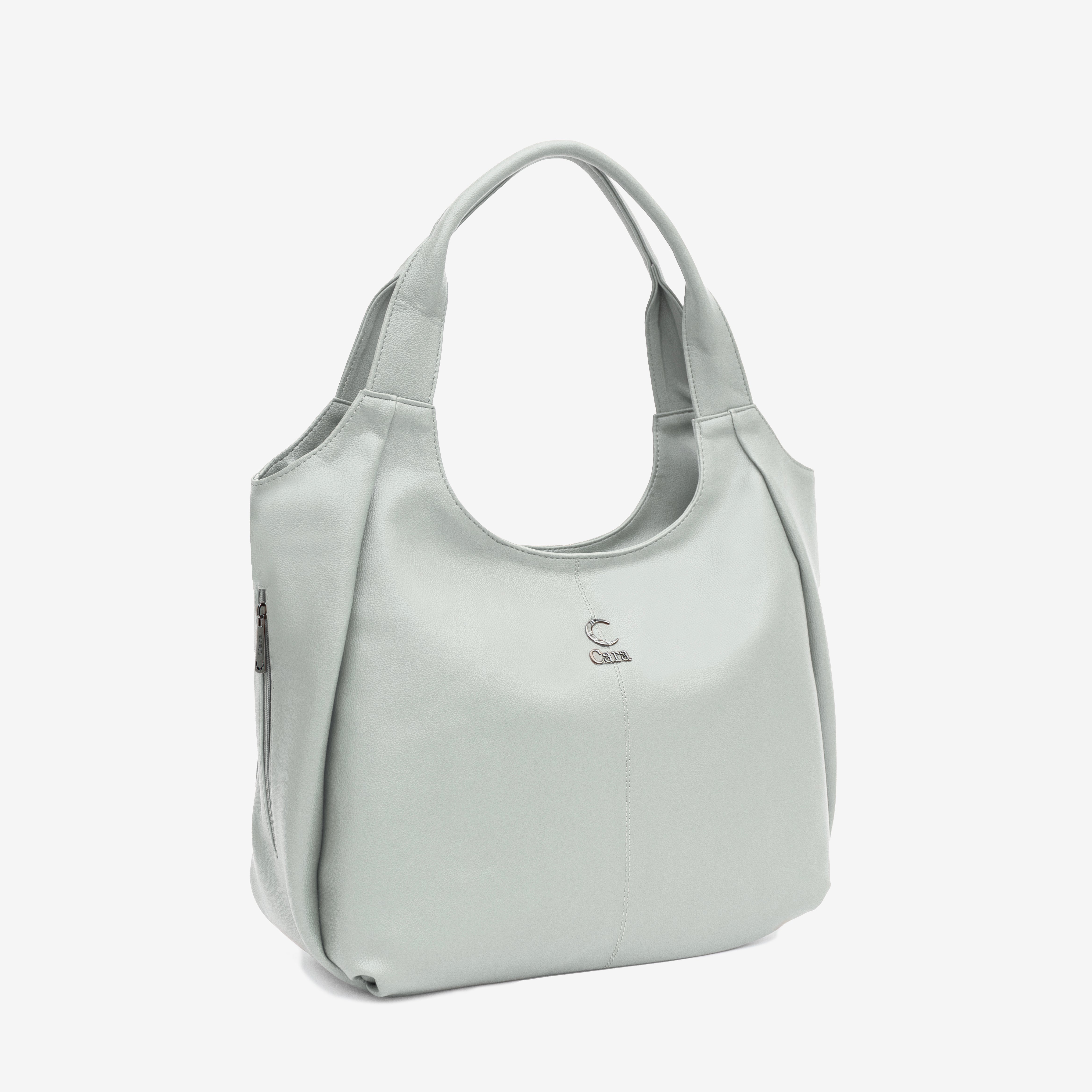 Grey Crazy Curve HANDBAG I CARA