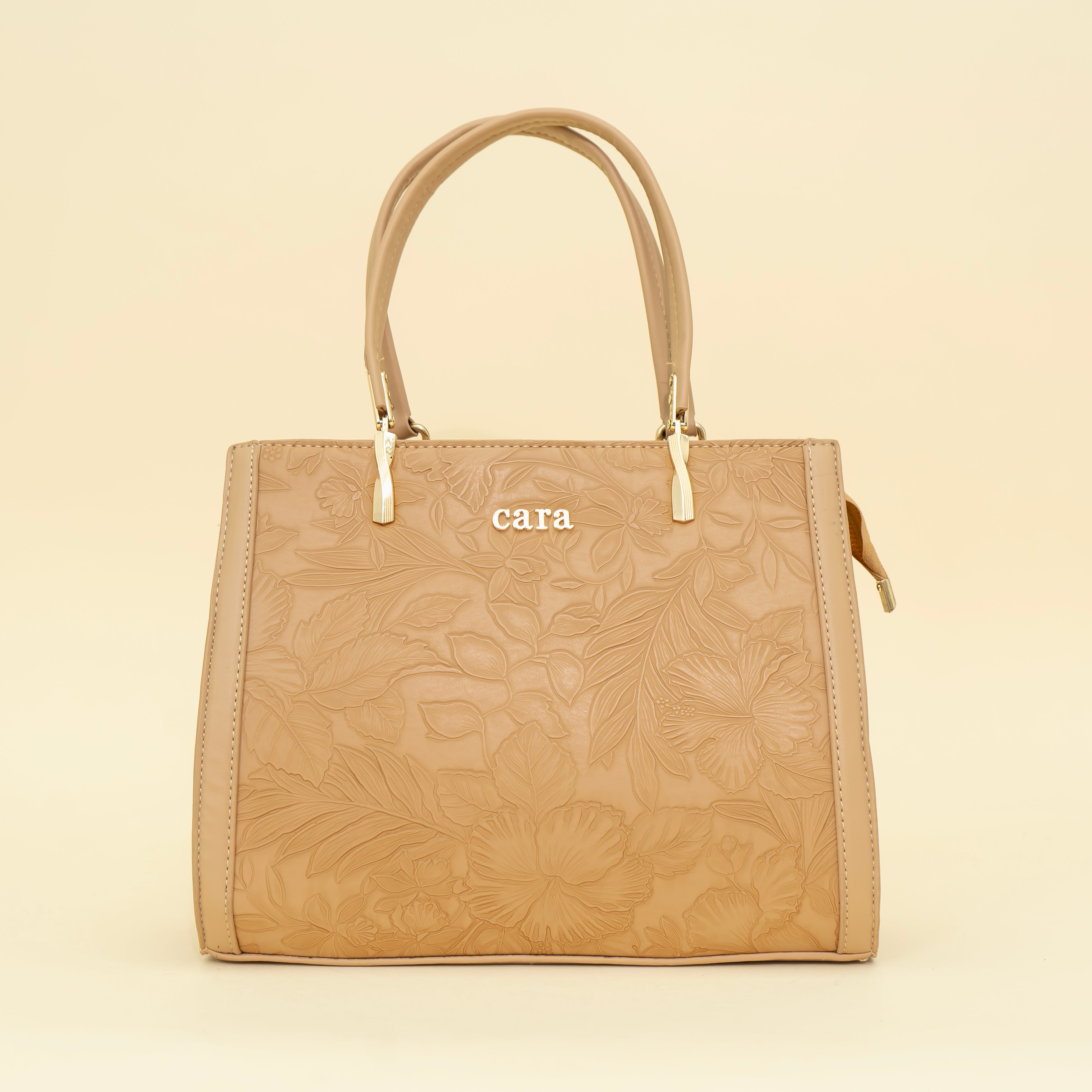 Glamorous Bronze Handbag  I CARA