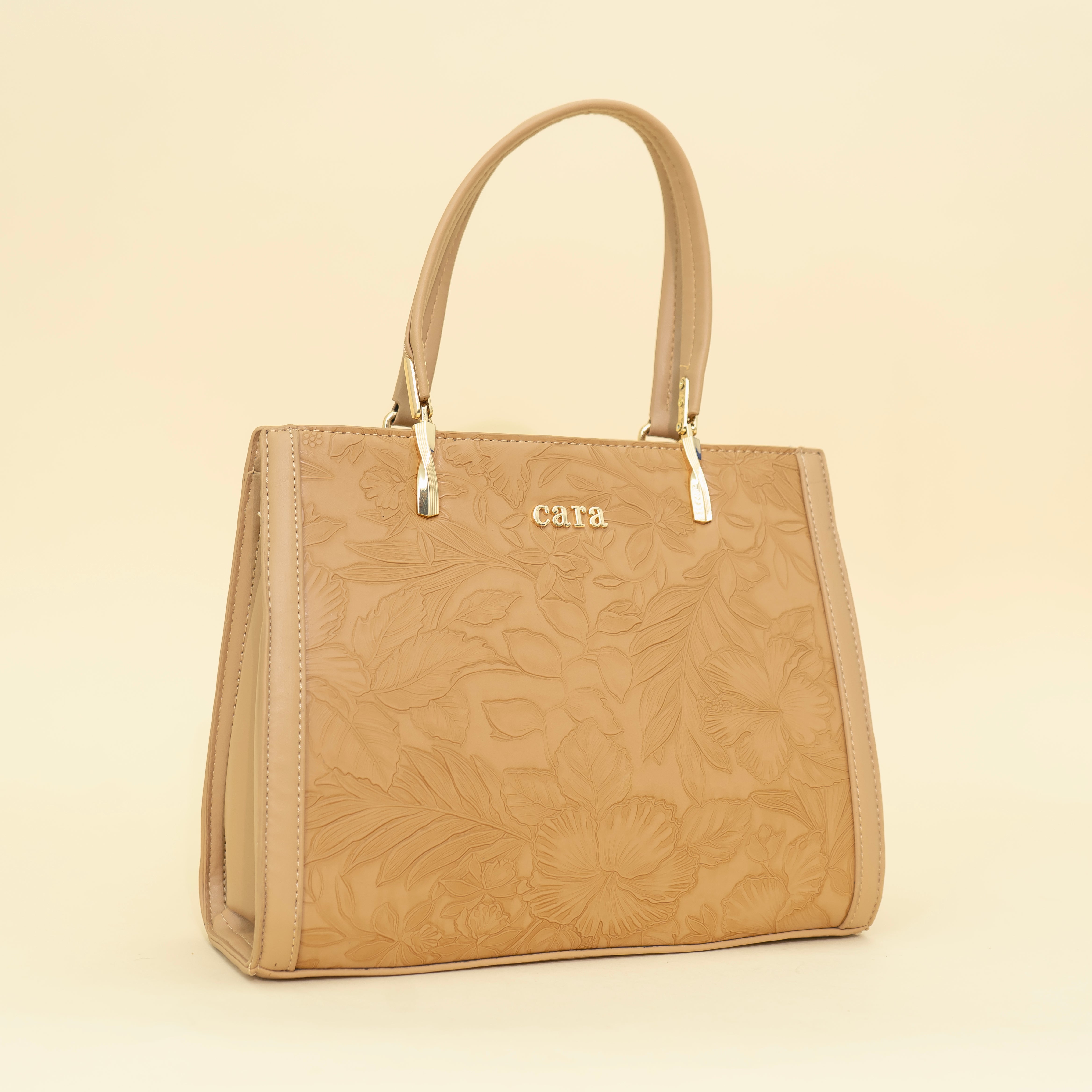 Glamorous Bronze Handbag  I CARA