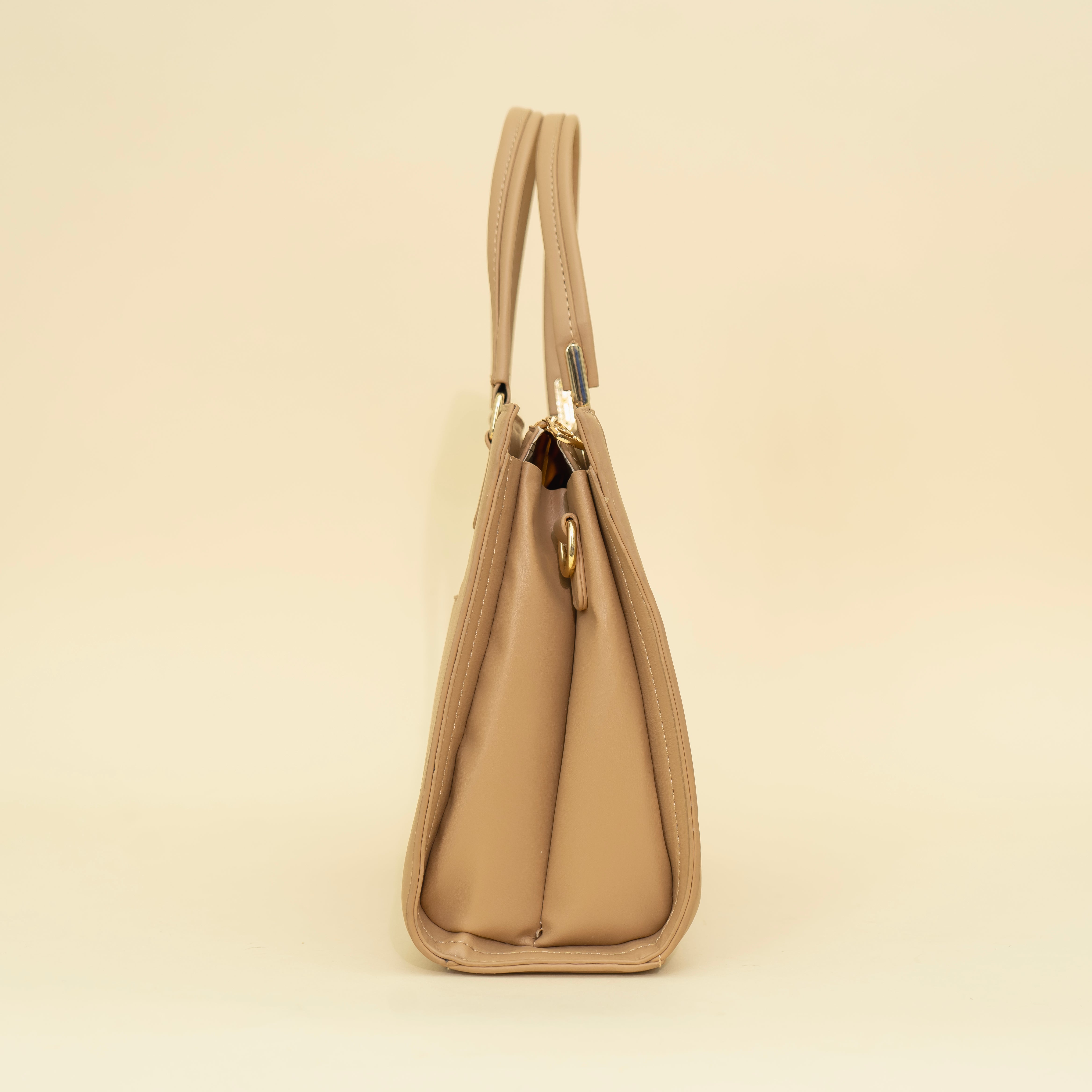 Glamorous Bronze Handbag  I CARA