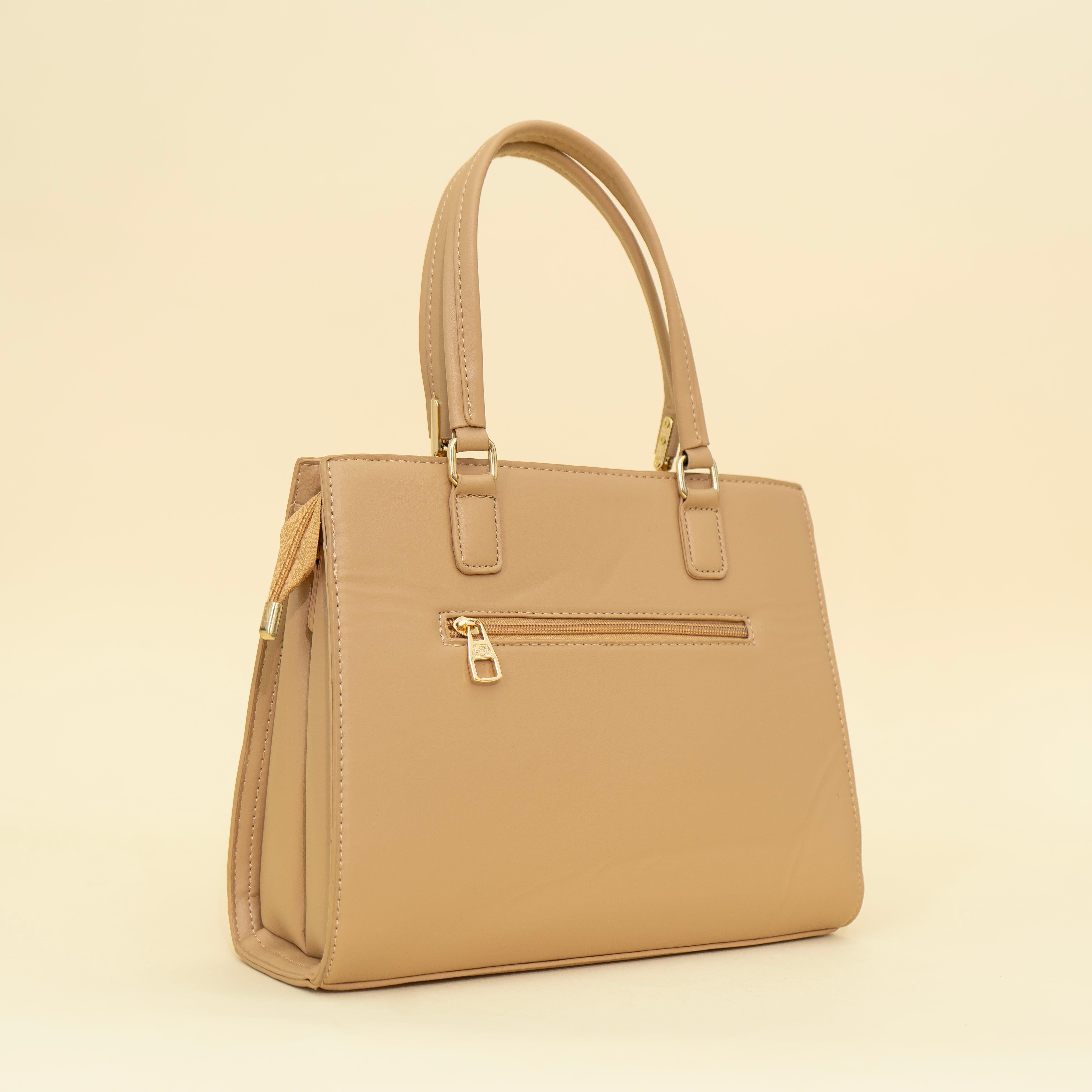 Glamorous Bronze Handbag  I CARA