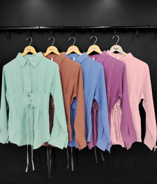 Shirt Style Cotton Top