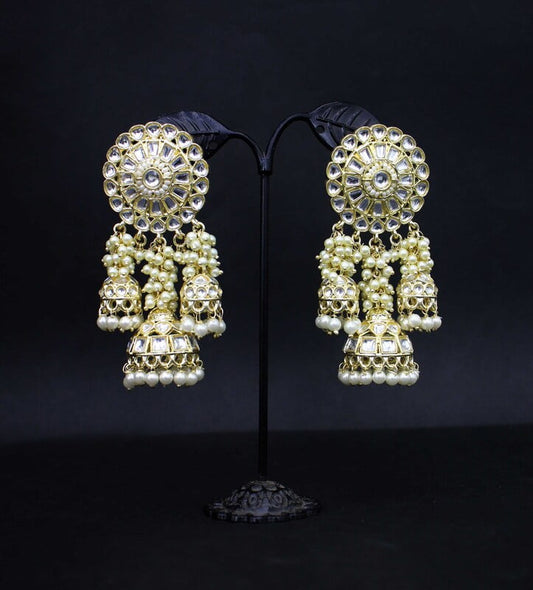 Indo Western Jhumki With Gold Plating