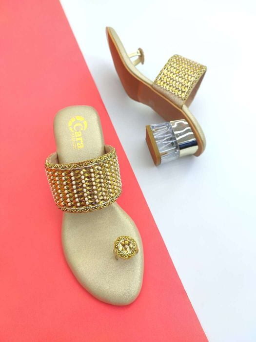 Open Toe Designer Heels For Women By Cara Fashions