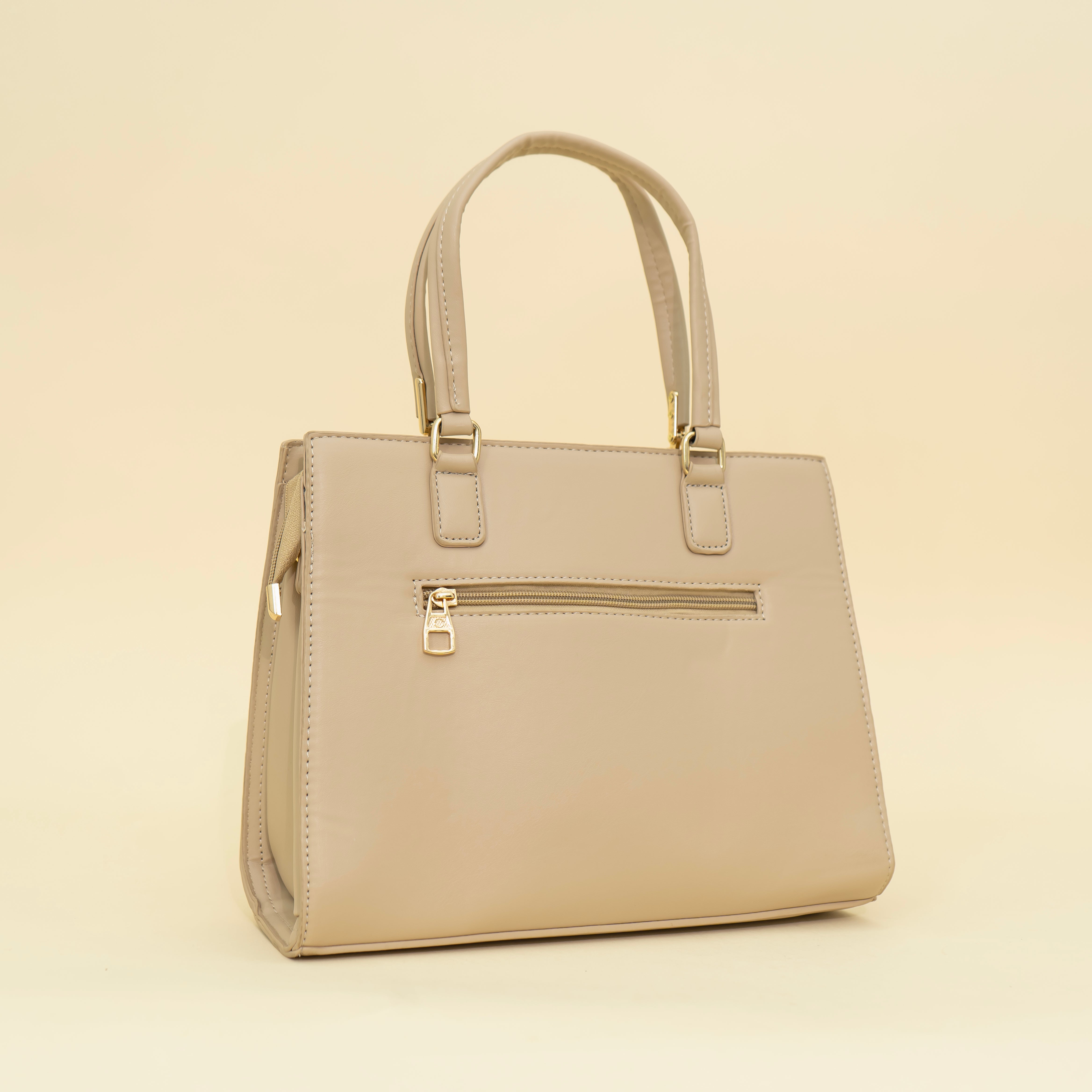 Glamorous Tan Brown Handbag  I CARA